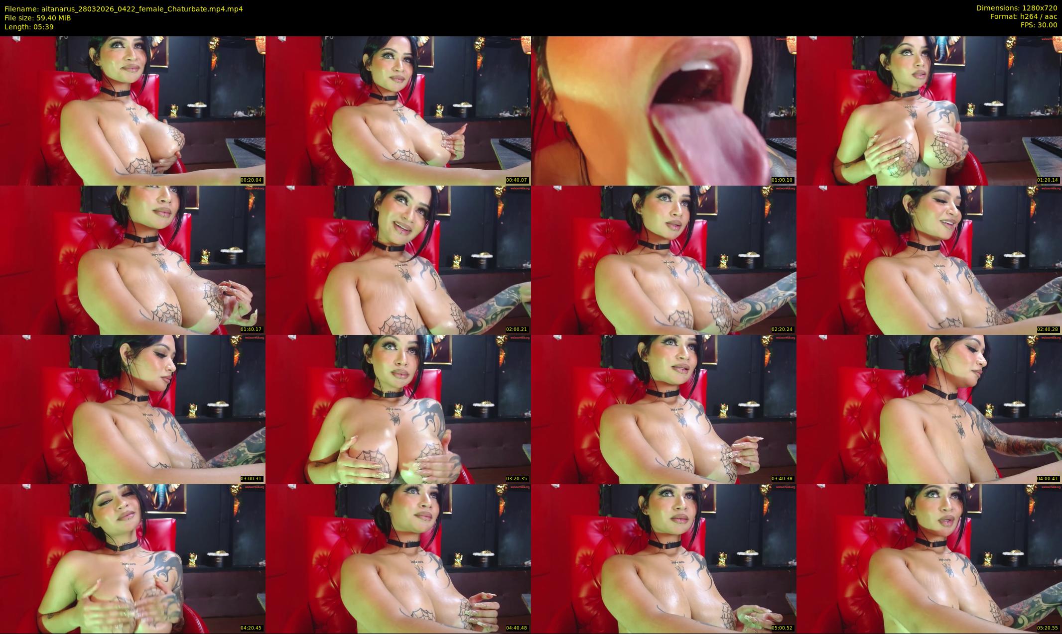 aitanarus — 6 minute Chaturbate female cam show recording, 720p, Mar 28, 2026