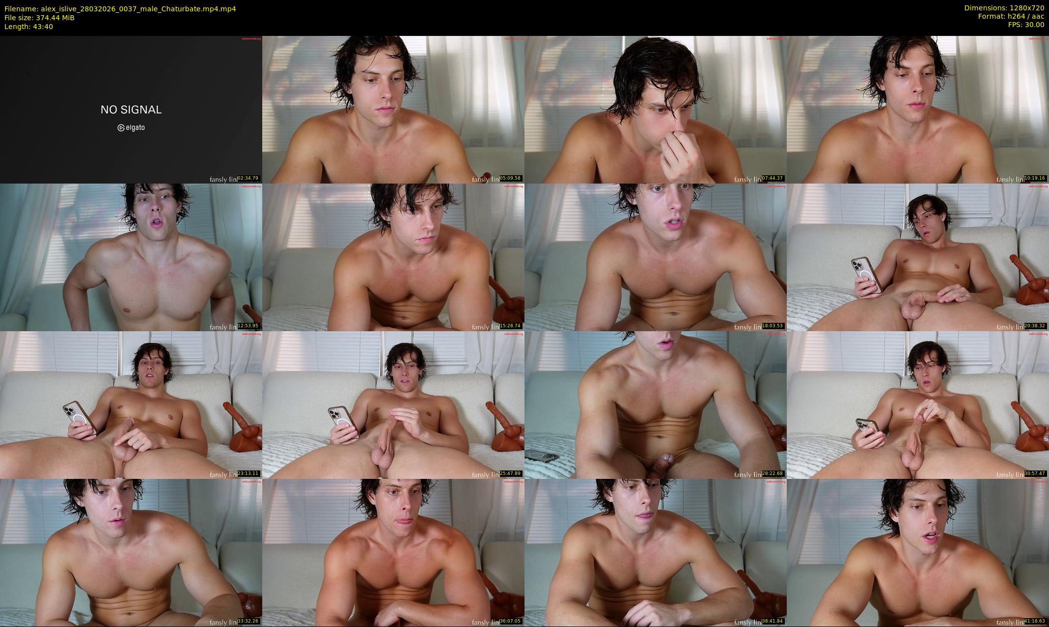 alex_islive — 44 minute Chaturbate male cam show recording, 720p, Mar 28, 2026