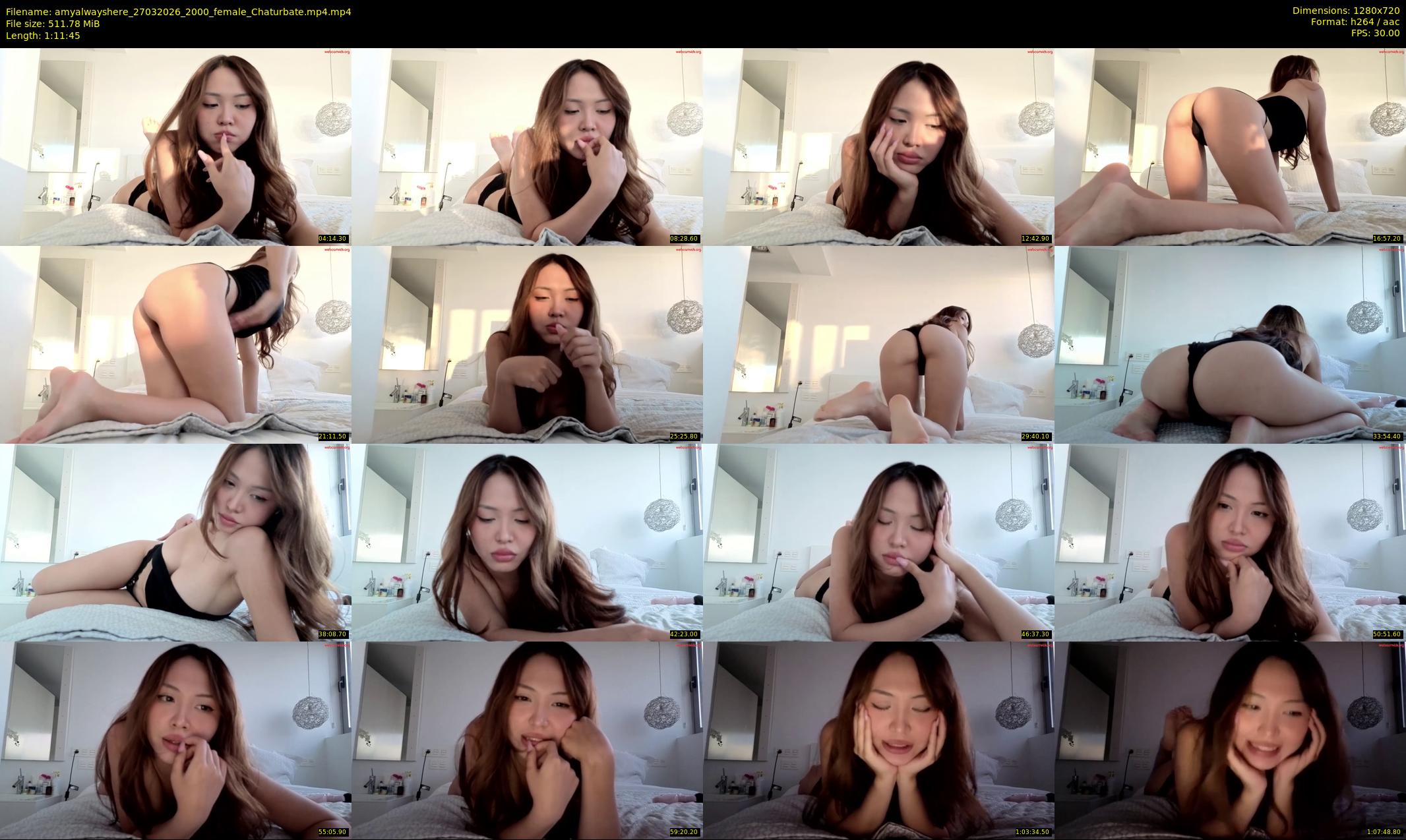 amyalwayshere — 72 minute Chaturbate female cam show recording, 720p, Mar 27, 2026