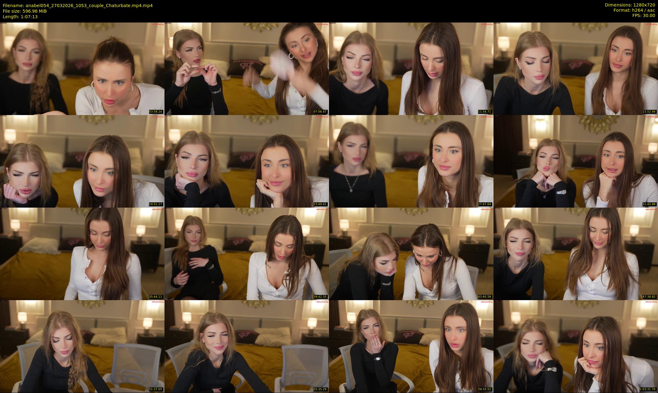 anabel054 — 68 minute Chaturbate female cam show recording, 720p, Mar 27, 2026