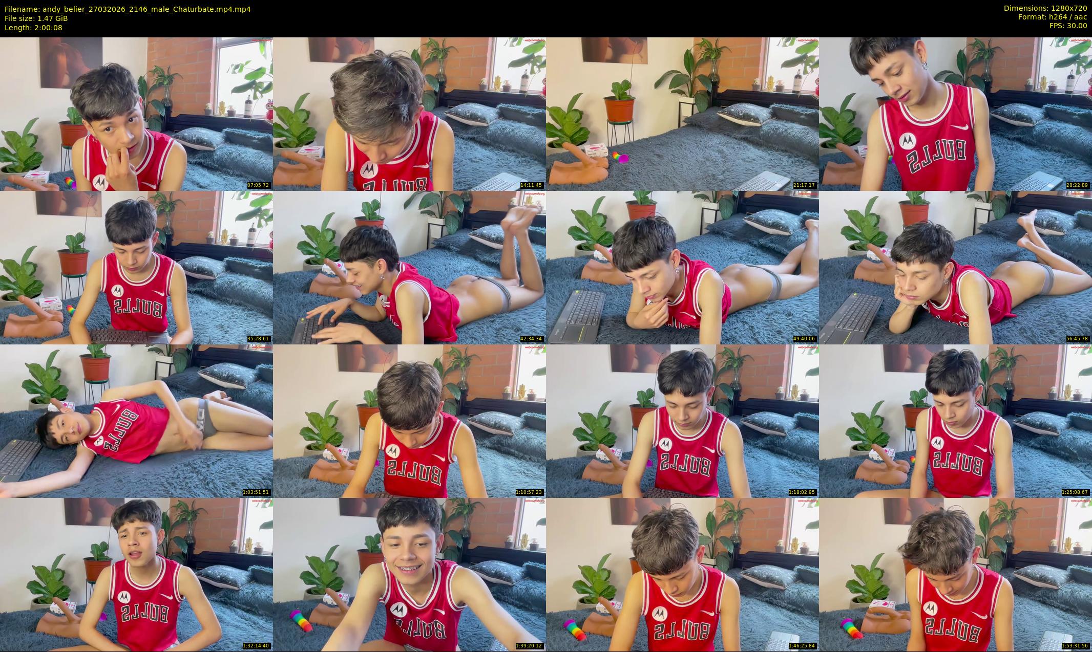 andy_belier — 121 minute Chaturbate male cam show recording, 720p, Mar 27, 2026