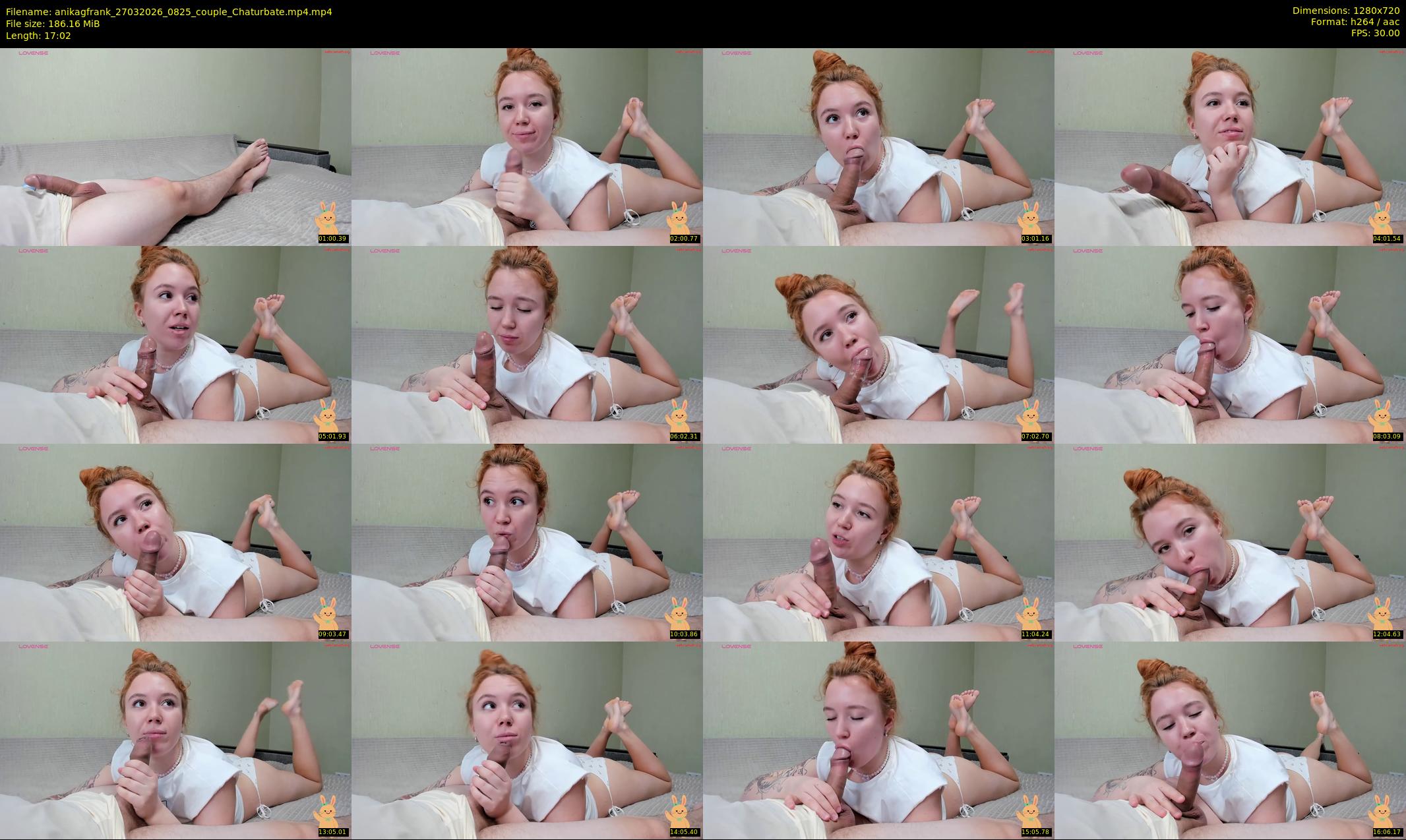 anikagfrank — 18 minute Chaturbate couple cam show recording, 720p, Mar 27, 2026