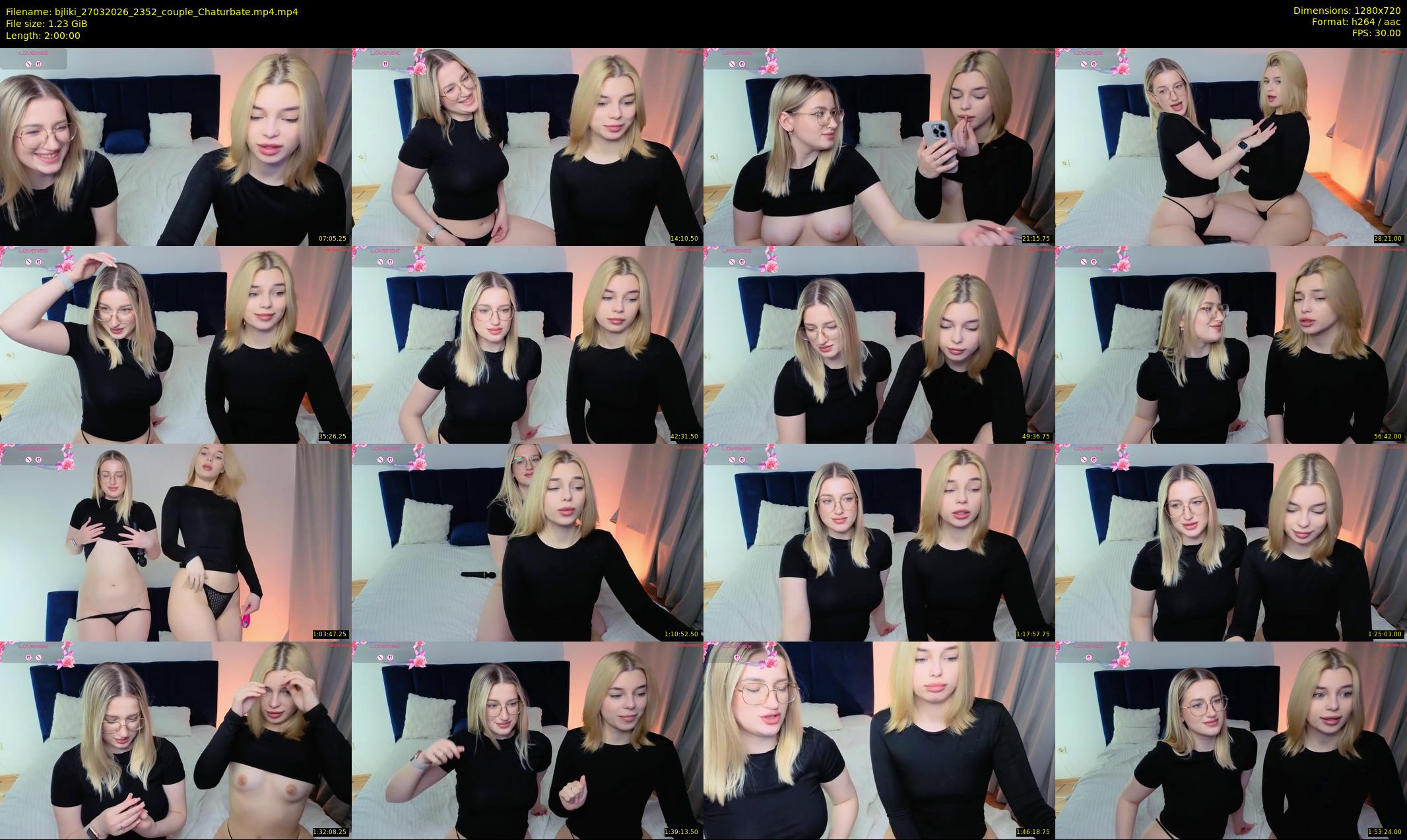 bjliki — 120 minute Chaturbate couple cam show recording, 720p, Mar 27, 2026
