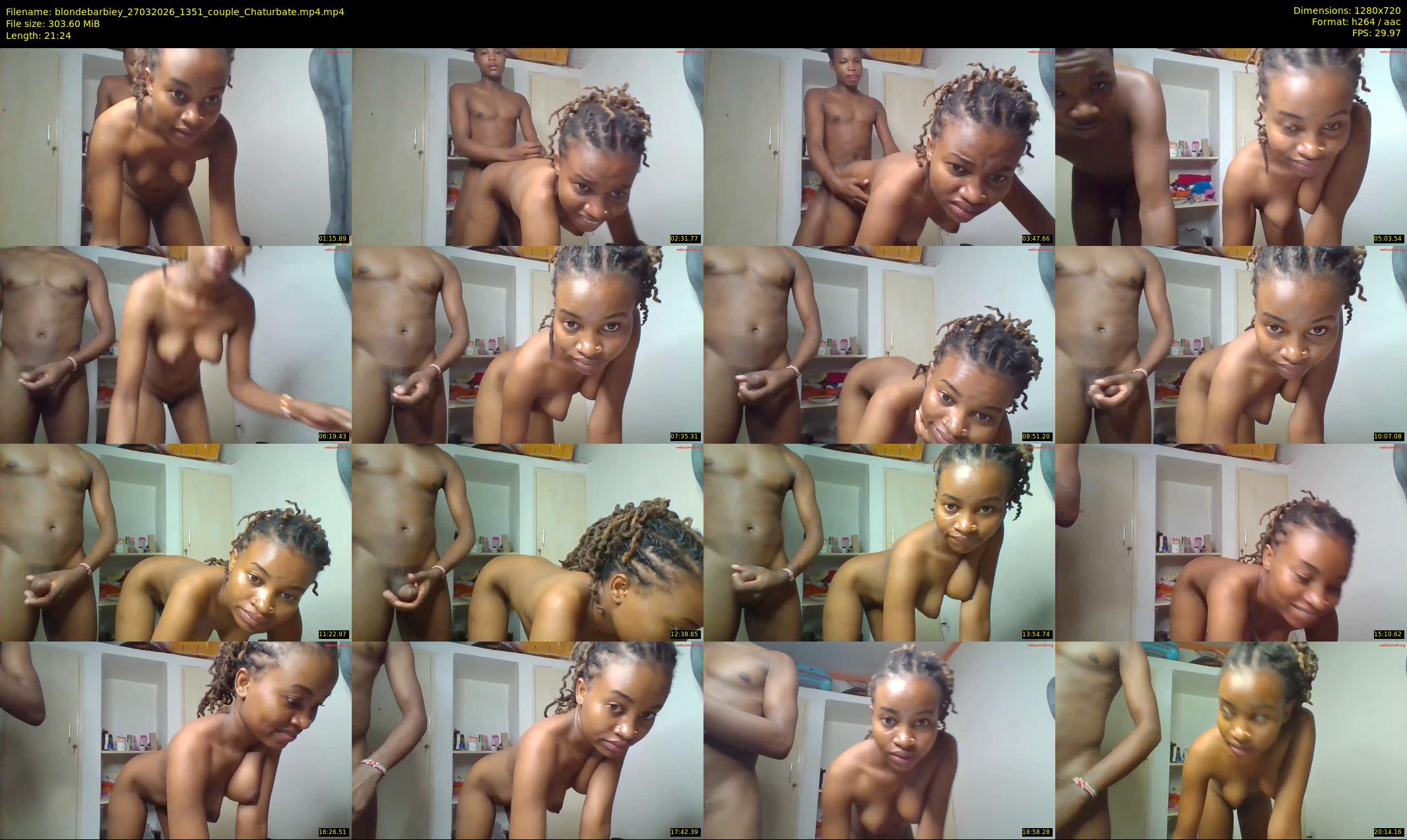 blondebarbiey — 22 minute Chaturbate couple cam show recording, 720p, Mar 27, 2026