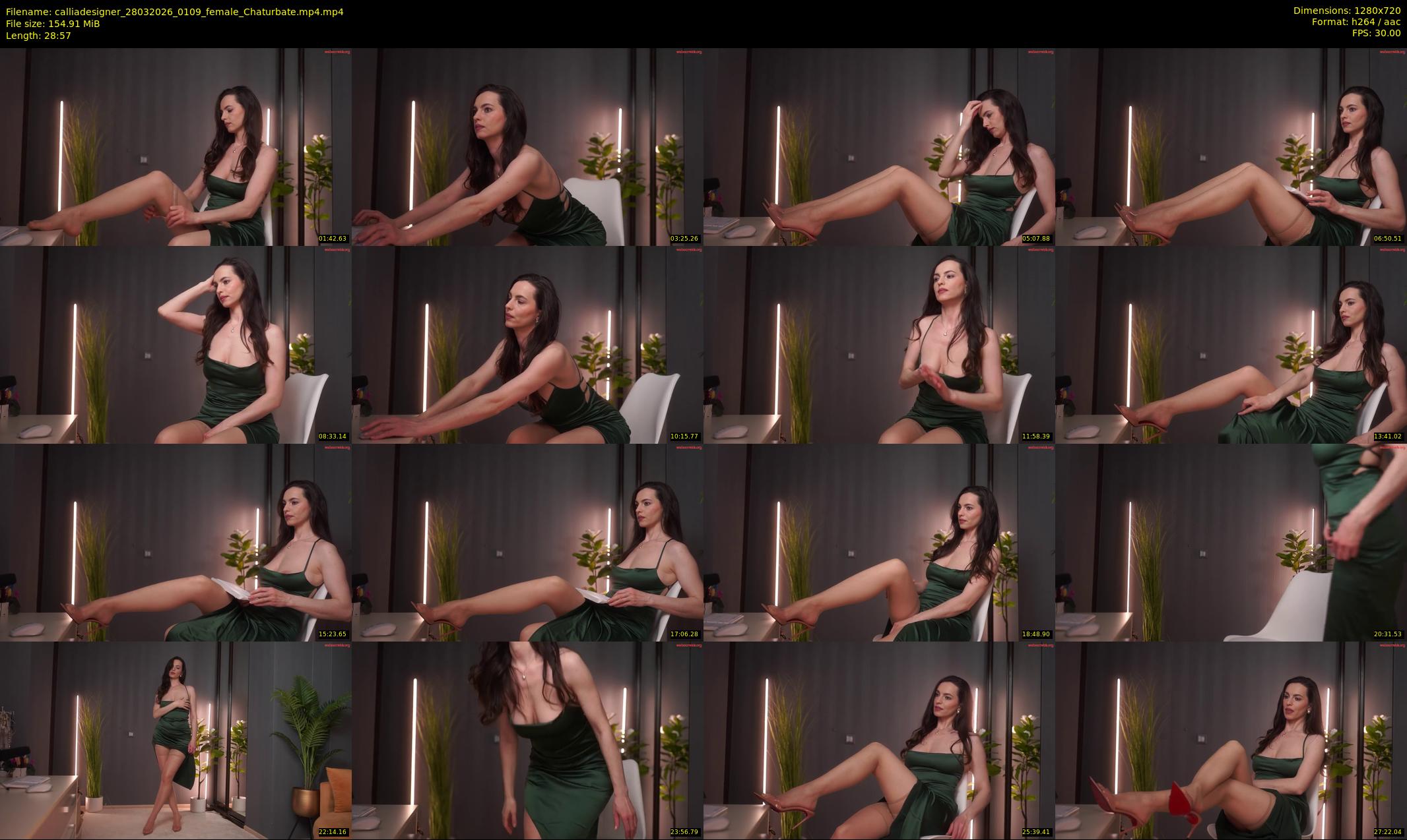 calliadesigner — 29 minute Chaturbate female cam show recording, 720p, Mar 28, 2026