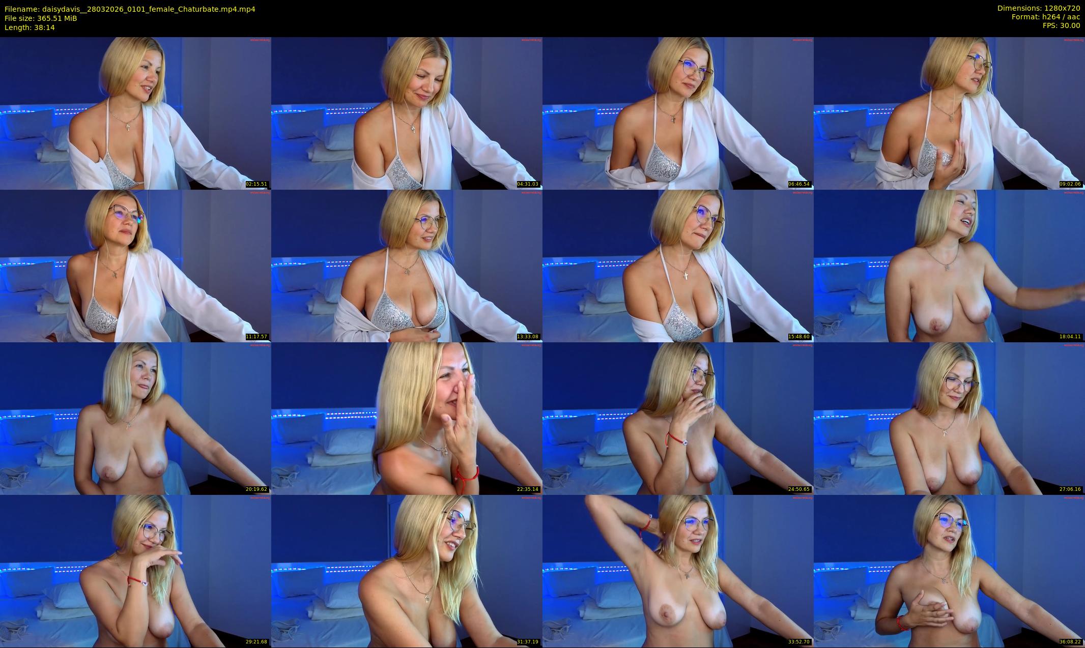 daisydavis_ — 39 minute Chaturbate female cam show recording, 720p, Mar 28, 2026