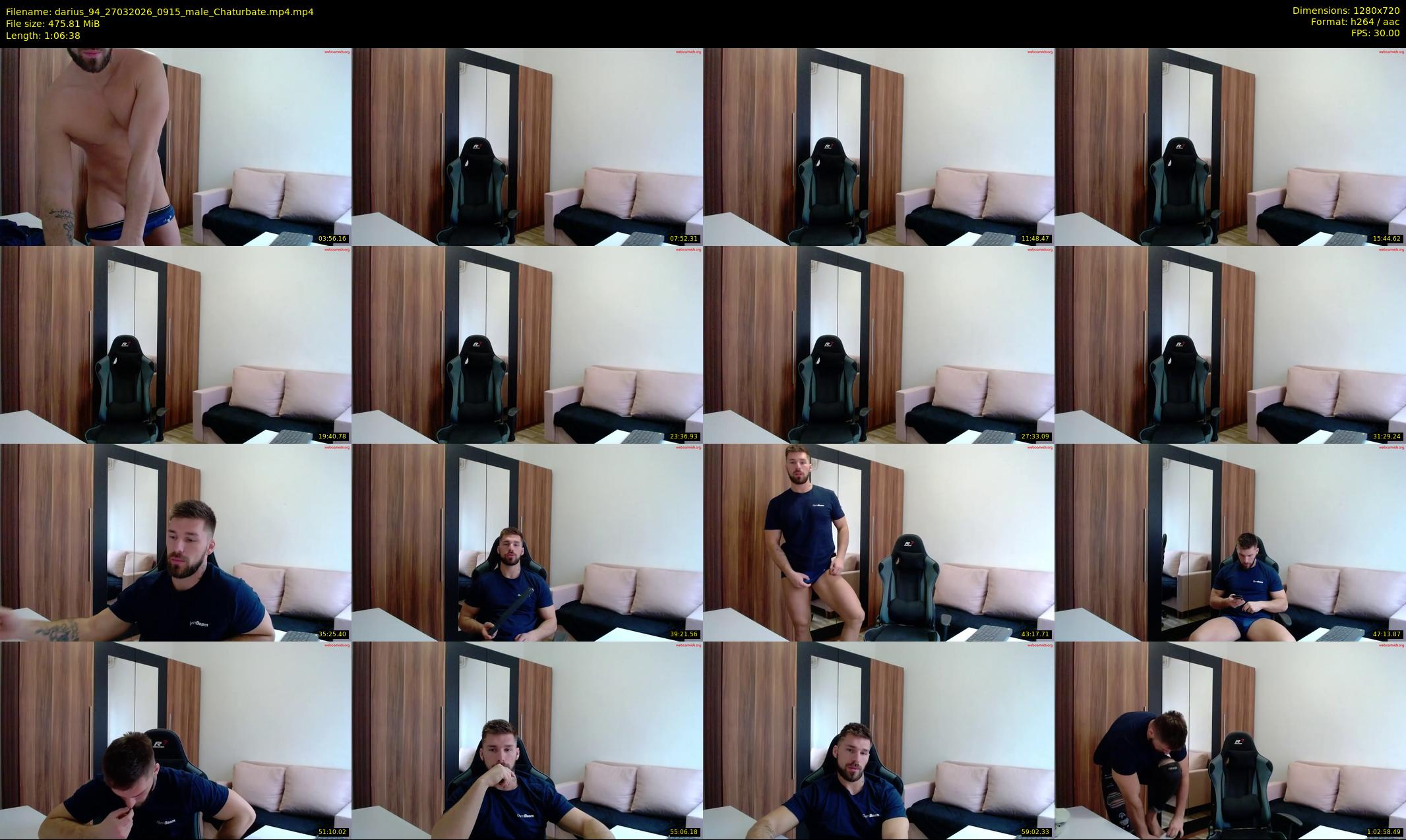 darius_94 — 67 minute Chaturbate male cam show recording, 720p, Mar 27, 2026