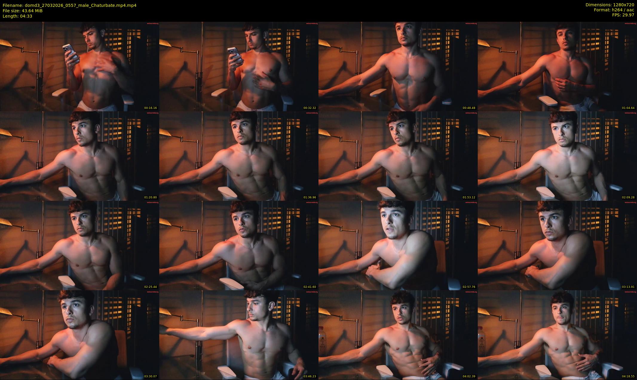 domd3 — 5 minute Chaturbate male cam show recording, 720p, Mar 27, 2026