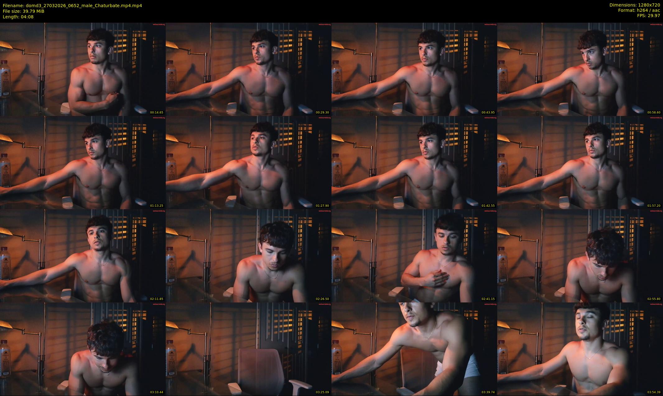 domd3 — 5 minute Chaturbate male cam show recording, 720p, Mar 27, 2026