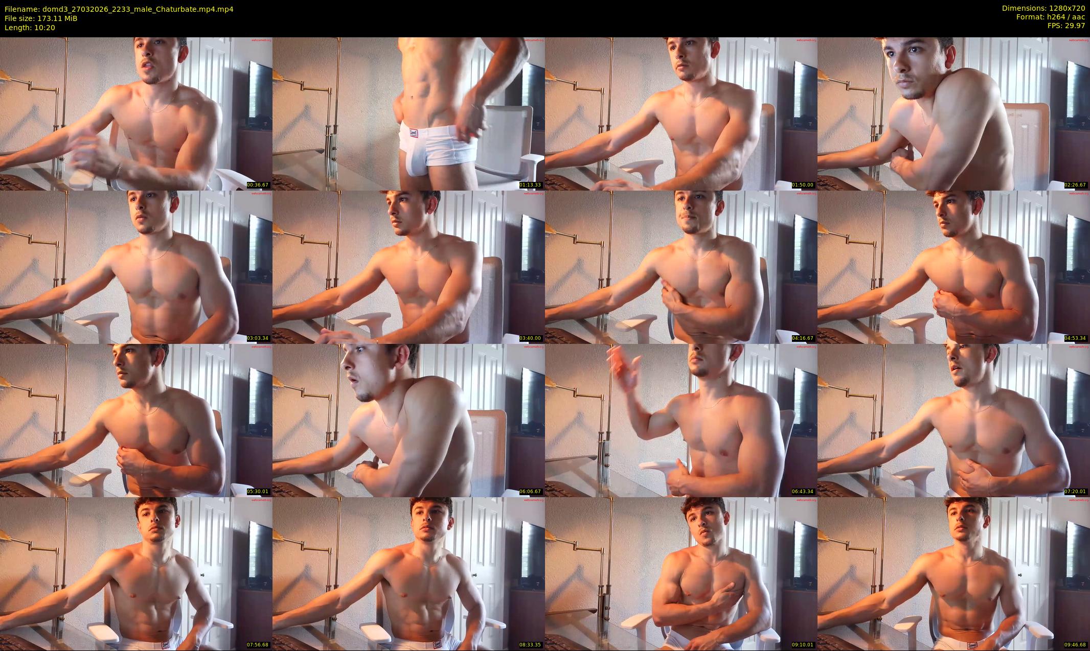 domd3 — 11 minute Chaturbate male cam show recording, 720p, Mar 27, 2026