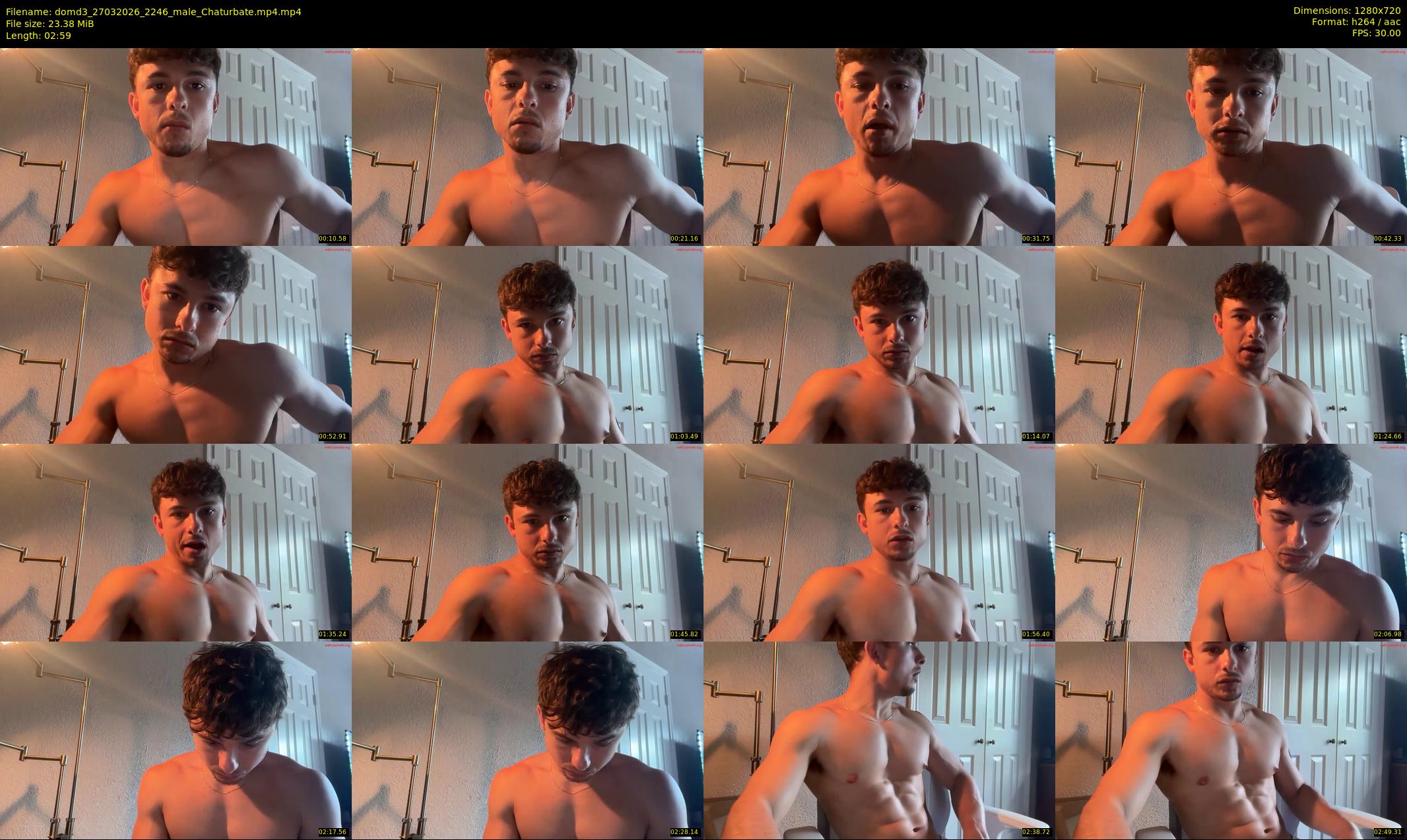 domd3 — 3 minute Chaturbate male cam show recording, 720p, Mar 27, 2026