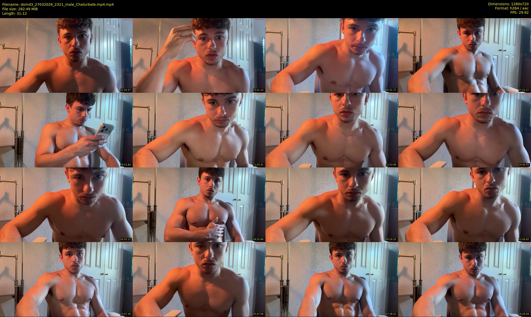 domd3 — 32 minute Chaturbate male cam show recording, 720p, Mar 27, 2026