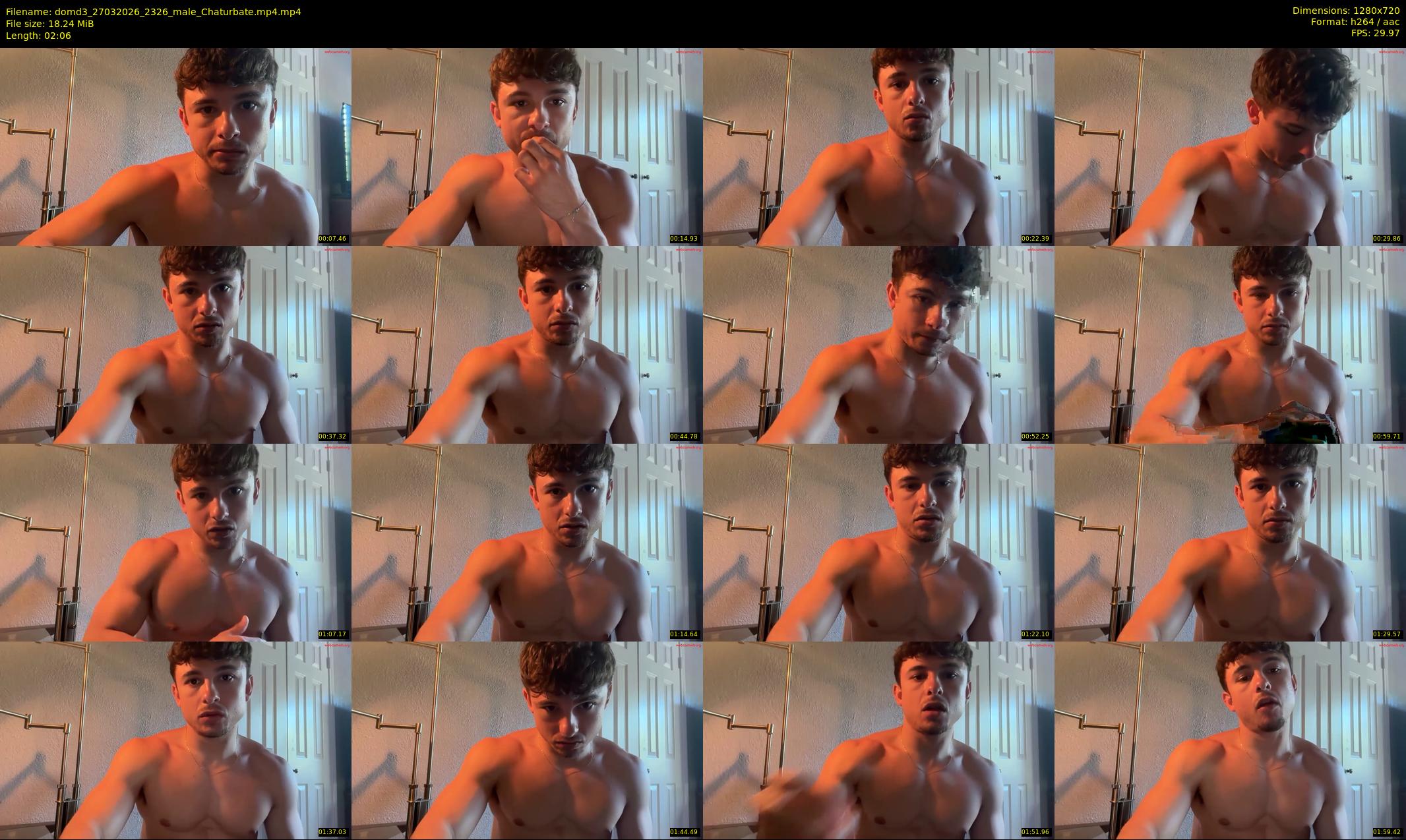 domd3 — 3 minute Chaturbate male cam show recording, 720p, Mar 27, 2026