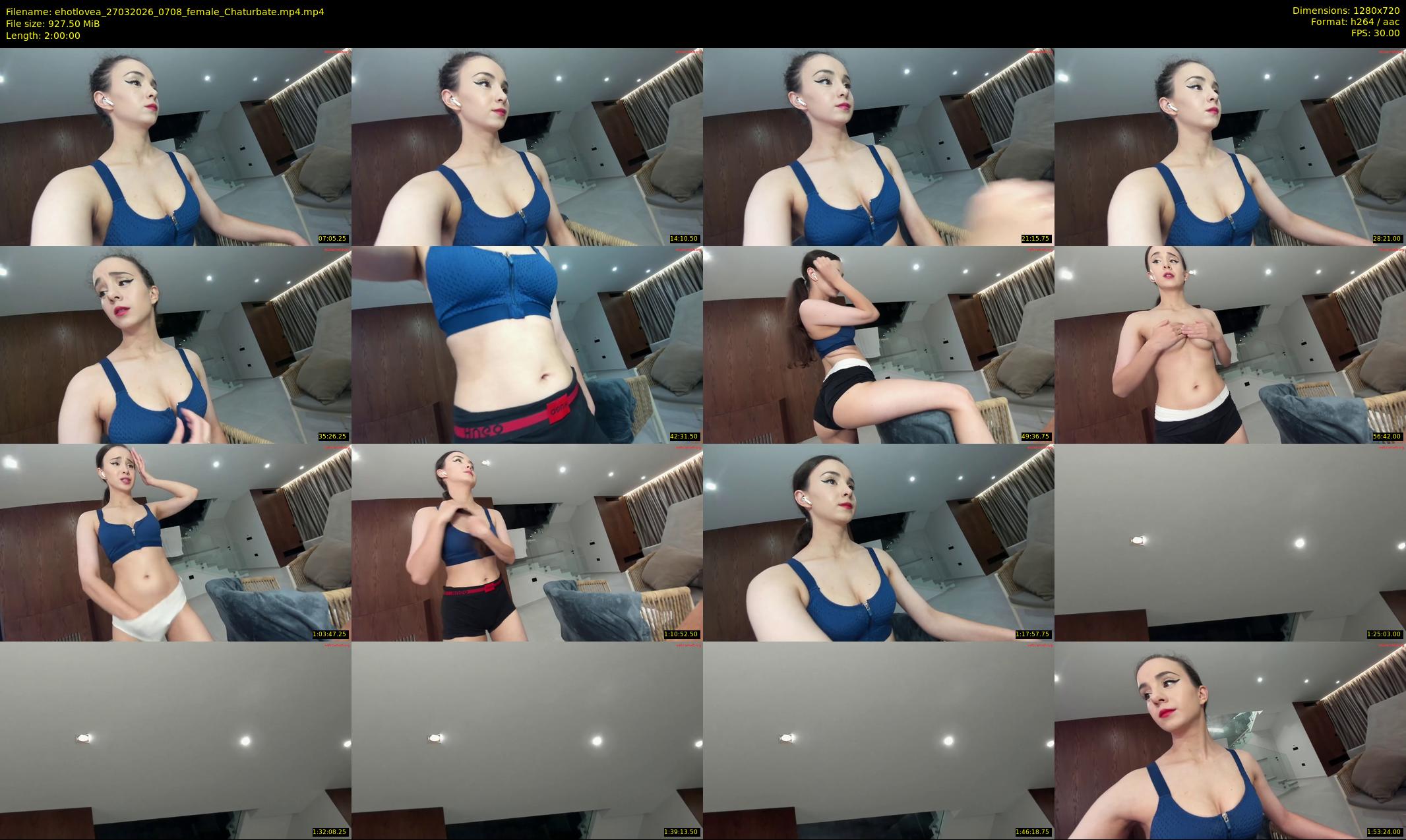 ehotlovea — 120 minute Chaturbate female cam show recording, 720p, Mar 27, 2026