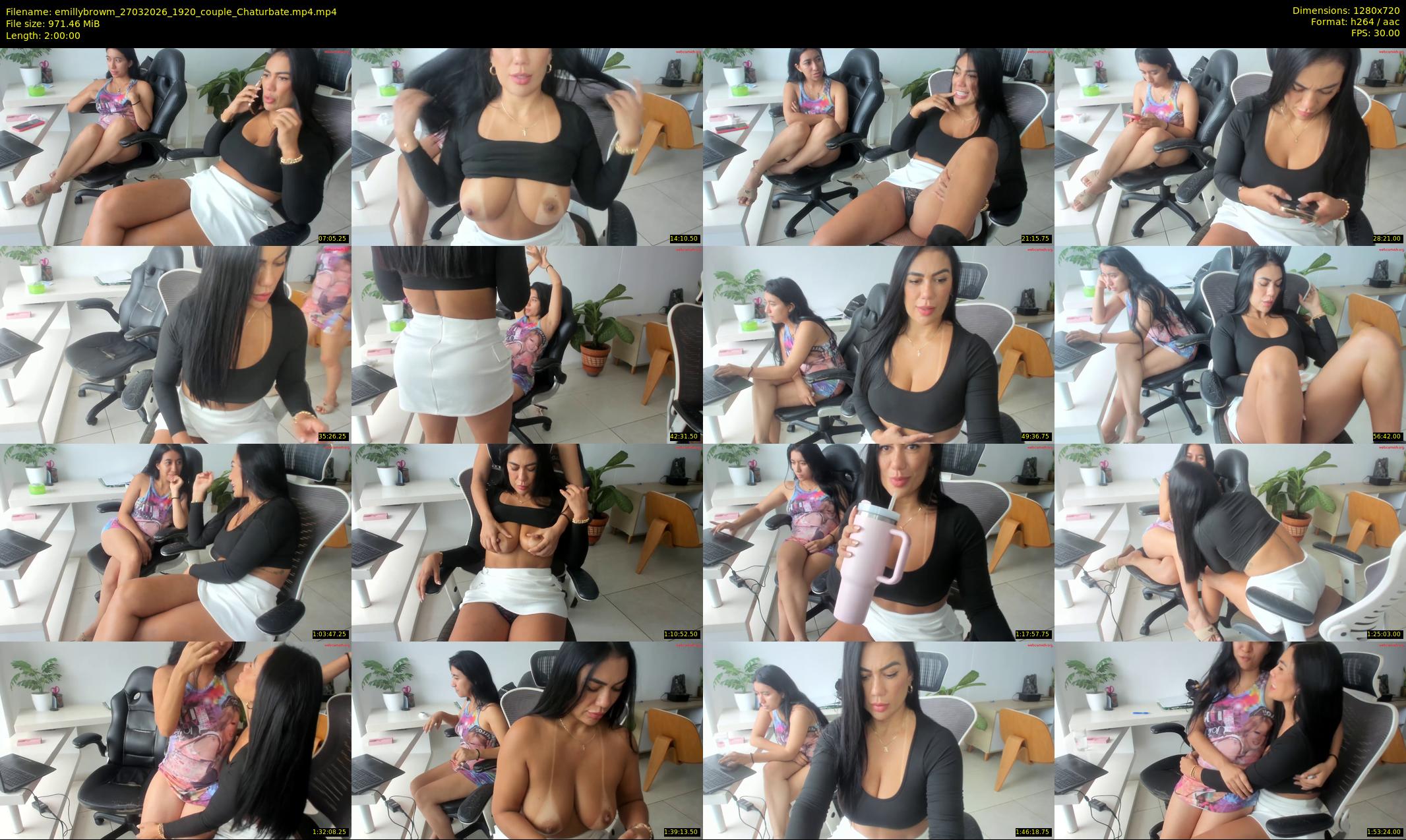 emillybrowm — 120 minute Chaturbate couple cam show recording, 720p, Mar 27, 2026