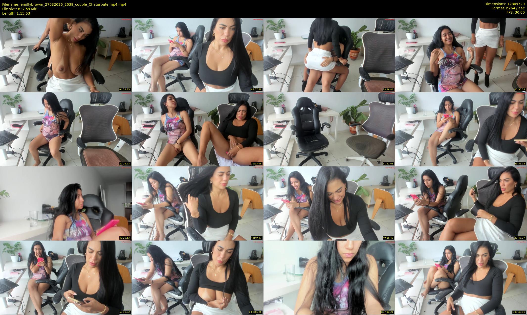 emillybrowm — 76 minute Chaturbate couple cam show recording, 720p, Mar 27, 2026
