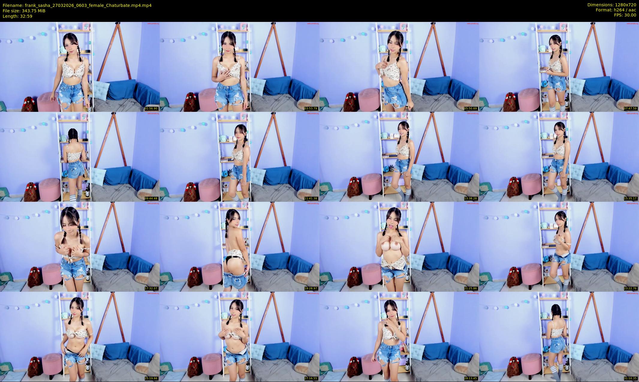 frank_sasha — 33 minute Chaturbate couple cam show recording, 720p, Mar 27, 2026