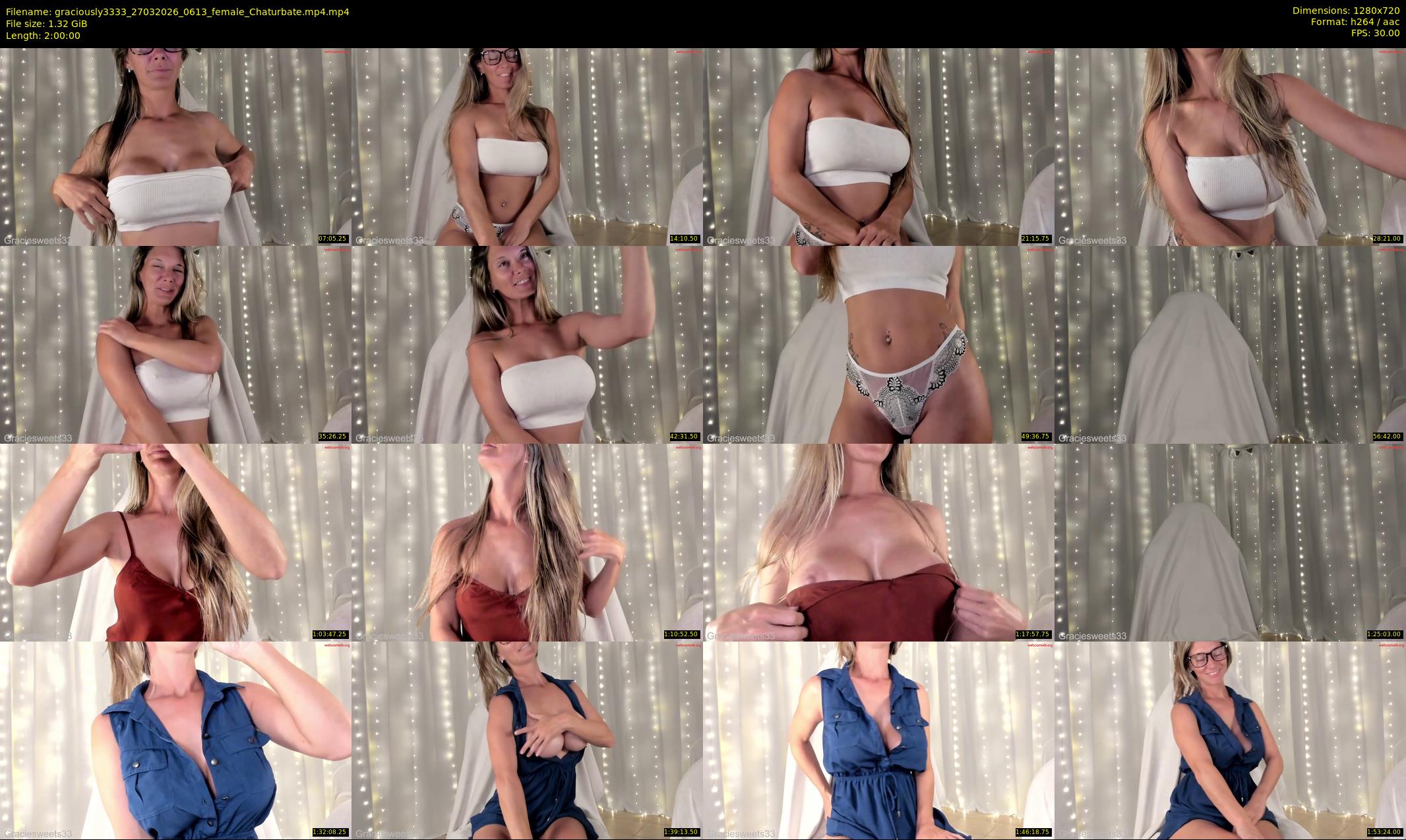 graciously3333 — 120 minute Chaturbate female cam show recording, 720p, Mar 27, 2026