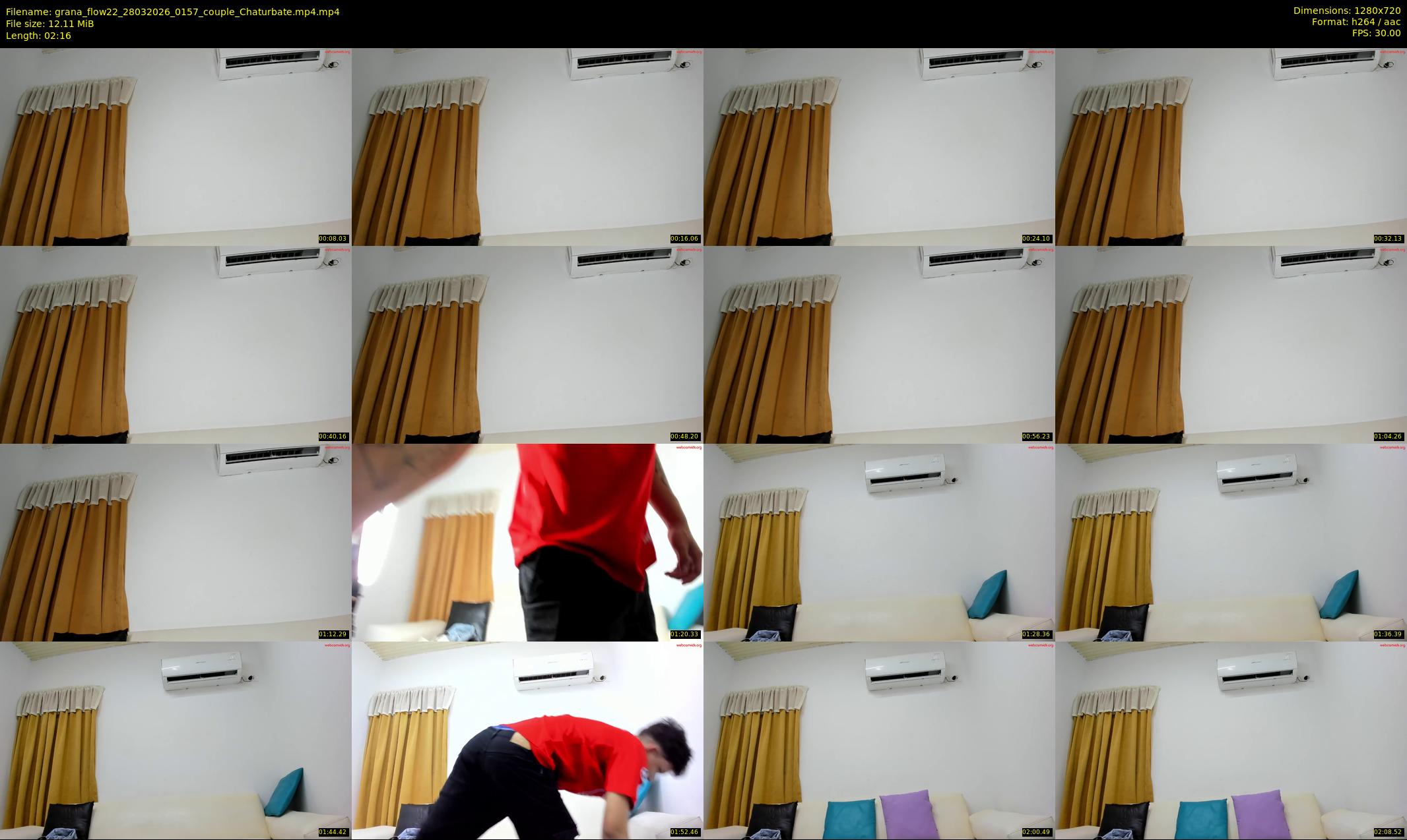 grana_flow22 — 3 minute Chaturbate couple cam show recording, 720p, Mar 28, 2026