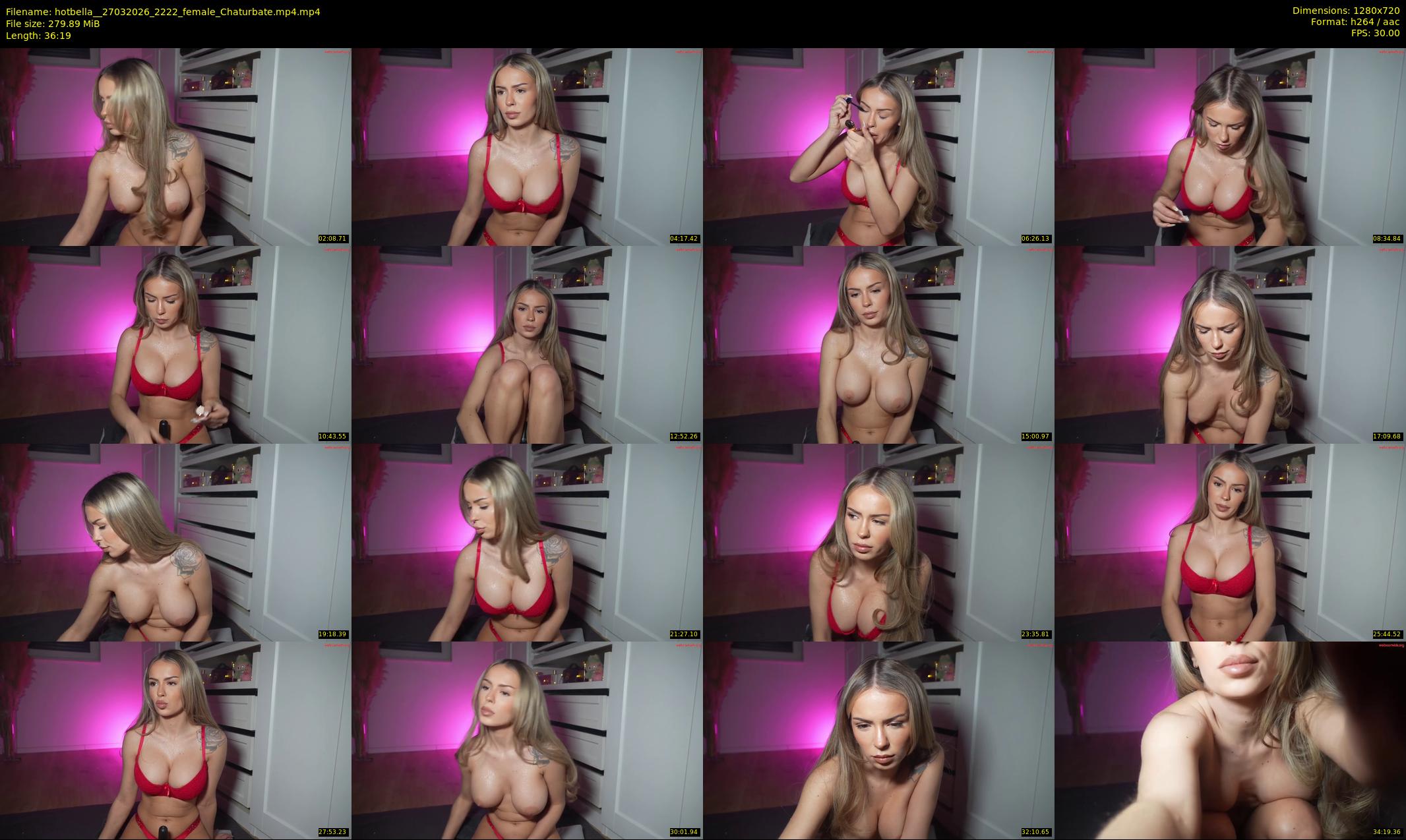 hotbella_ — 37 minute Chaturbate female cam show recording, 720p, Mar 27, 2026