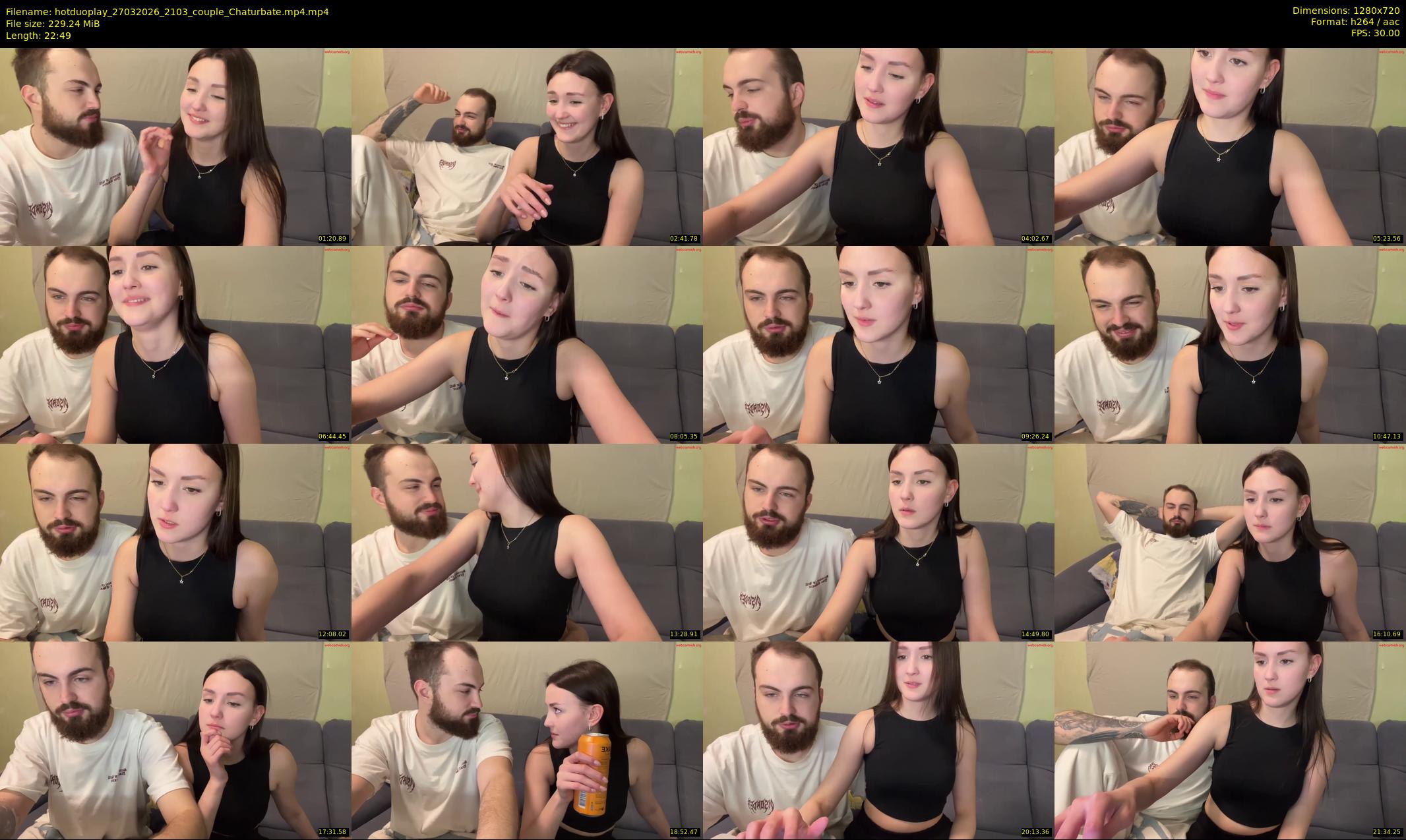 hotduoplay — 23 minute Chaturbate couple cam show recording, 720p, Mar 27, 2026