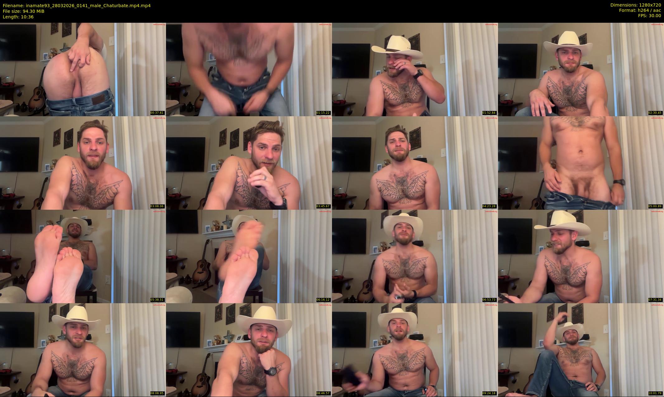 inamate93 — 11 minute Chaturbate male cam show recording, 720p, Mar 28, 2026
