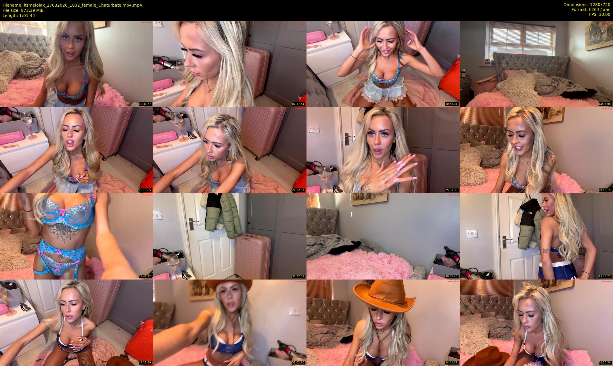 itsmelolax — 62 minute Chaturbate female cam show recording, 720p, Mar 27, 2026