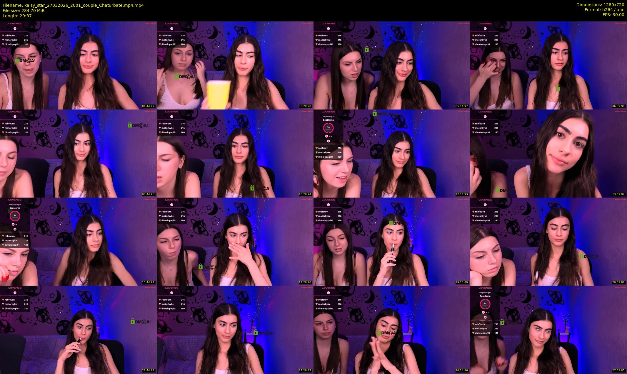 kaisy_star — 30 minute Chaturbate female cam show recording, 720p, Mar 27, 2026
