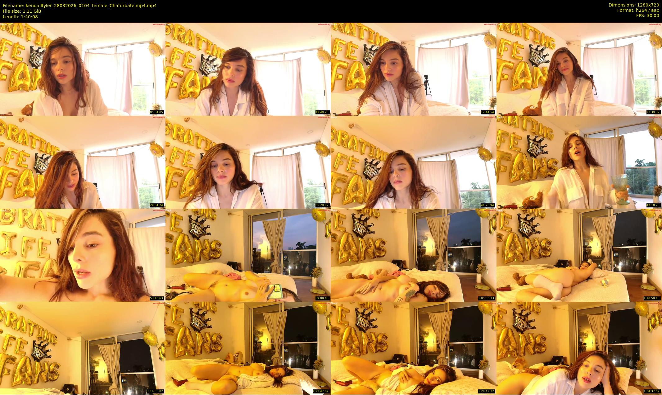 kendalltyler — 101 minute Chaturbate female cam show recording, 720p, Mar 28, 2026