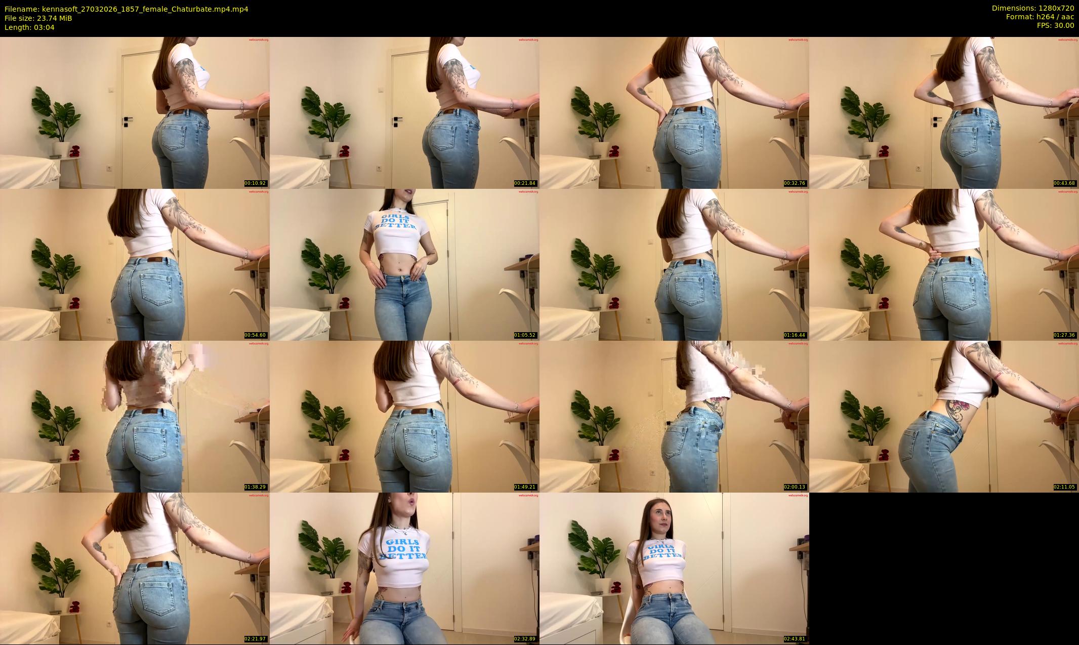 kennasoft — 4 minute Chaturbate female cam show recording, 720p, Mar 27, 2026