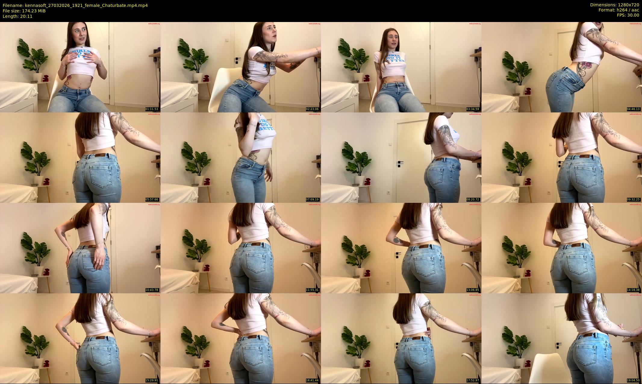 kennasoft — 21 minute Chaturbate female cam show recording, 720p, Mar 27, 2026