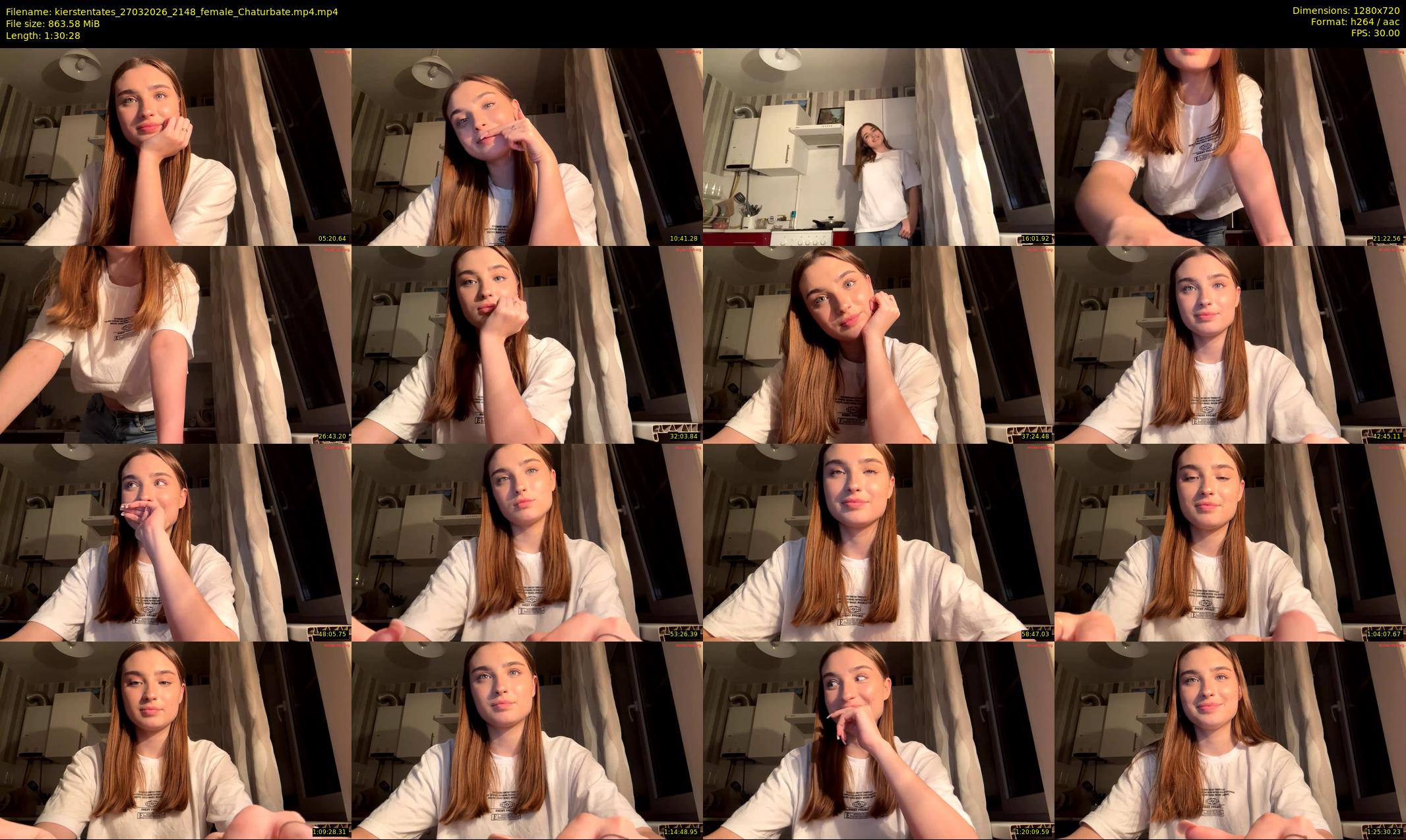 kierstentates — 91 minute Chaturbate female cam show recording, 720p, Mar 27, 2026