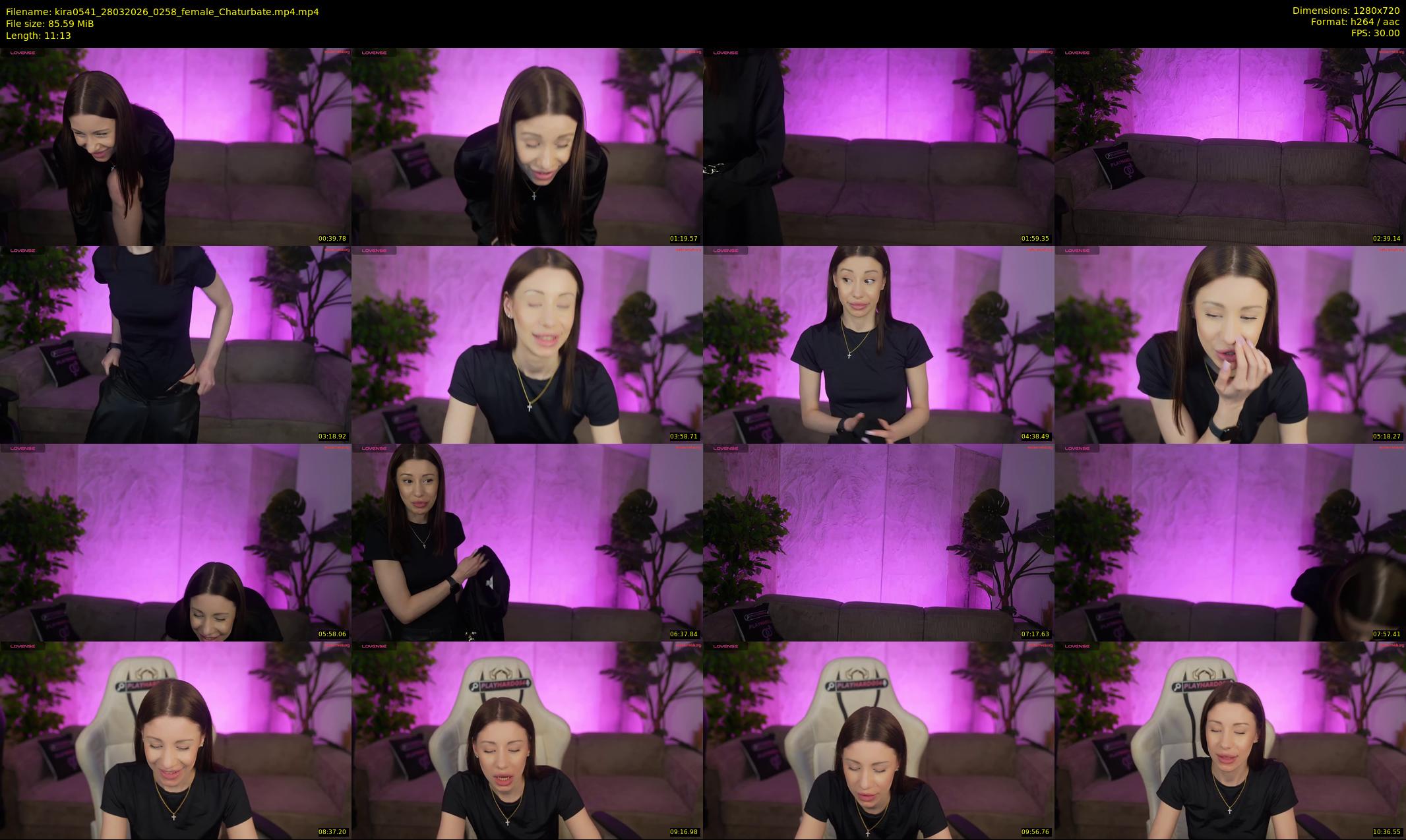 kira0541 — 12 minute Chaturbate couple cam show recording, 720p, Mar 28, 2026