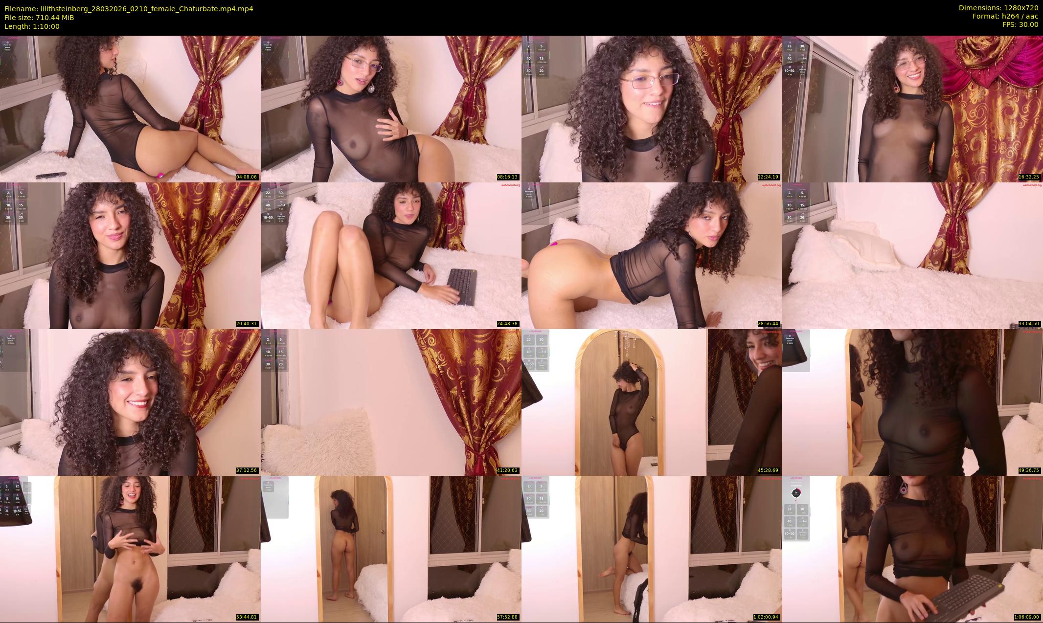 lilithsteinberg — 70 minute Chaturbate female cam show recording, 720p, Mar 28, 2026