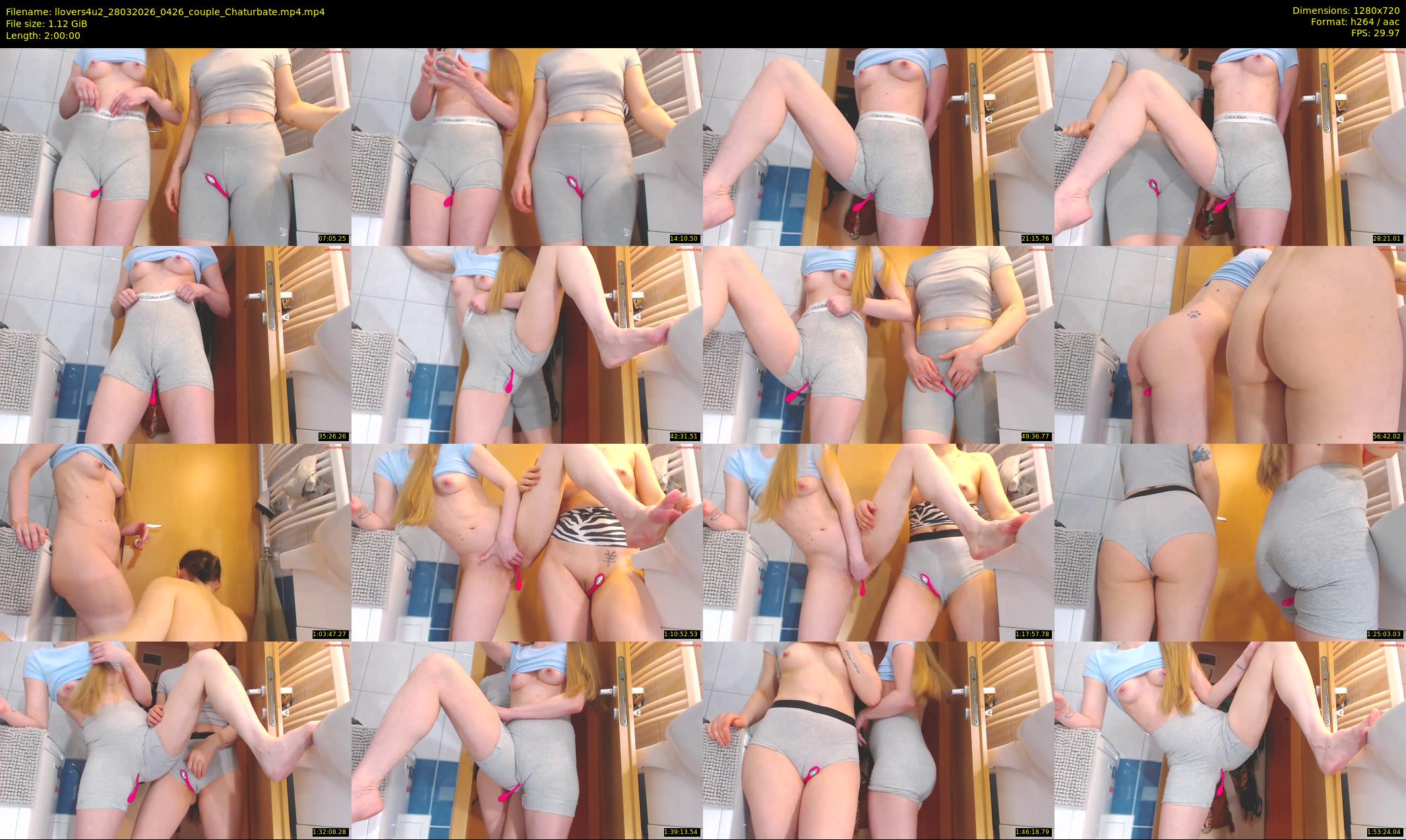 llovers4u2 — 120 minute Chaturbate couple cam show recording, 720p, Mar 28, 2026