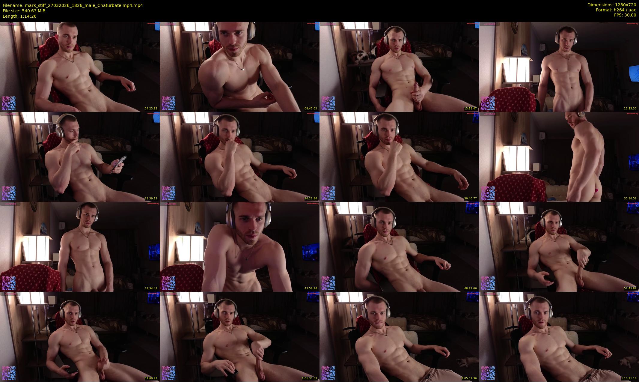 mark_stiff — 75 minute Chaturbate male cam show recording, 720p, Mar 27, 2026