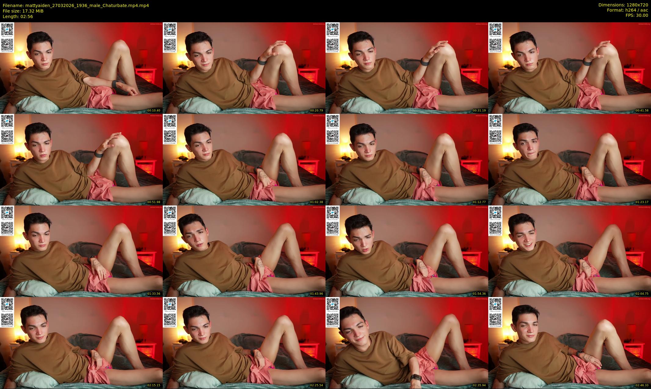mattyaiden — 3 minute Chaturbate male cam show recording, 720p, Mar 27, 2026