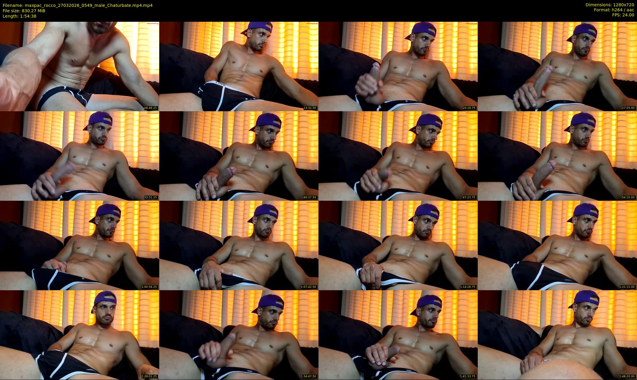 maxpac_rocco — 115 minute Chaturbate male cam show recording, 720p, Mar 27, 2026