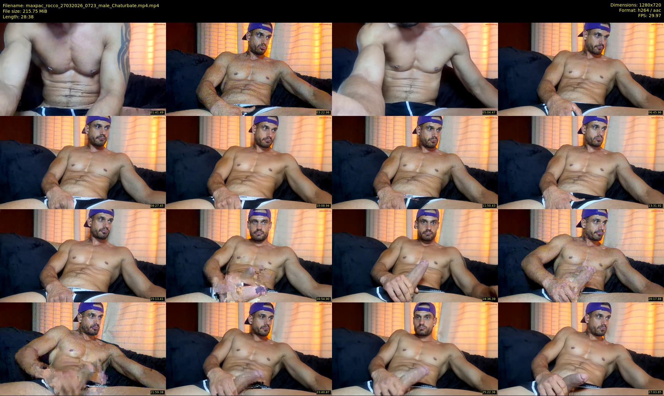 maxpac_rocco — 29 minute Chaturbate male cam show recording, 720p, Mar 27, 2026