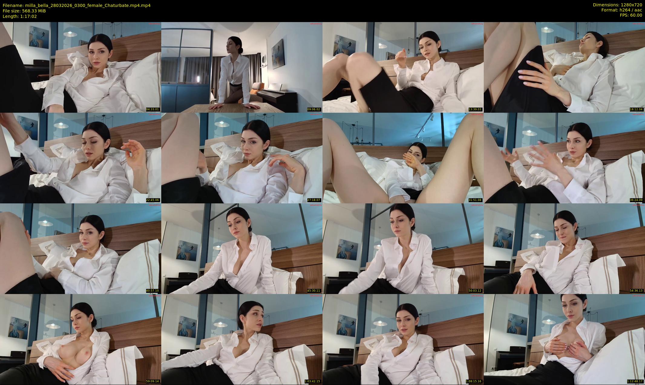 milla_bella — 78 minute Chaturbate female cam show recording, 720p, Mar 28, 2026