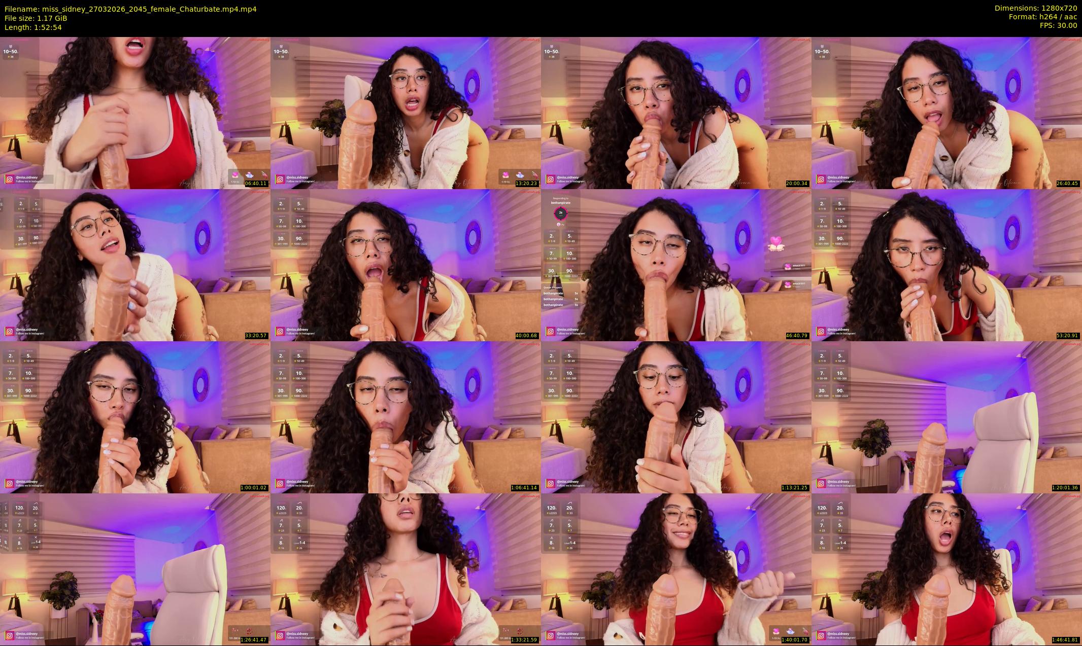 miss_sidney — 113 minute Chaturbate female cam show recording, 720p, Mar 27, 2026