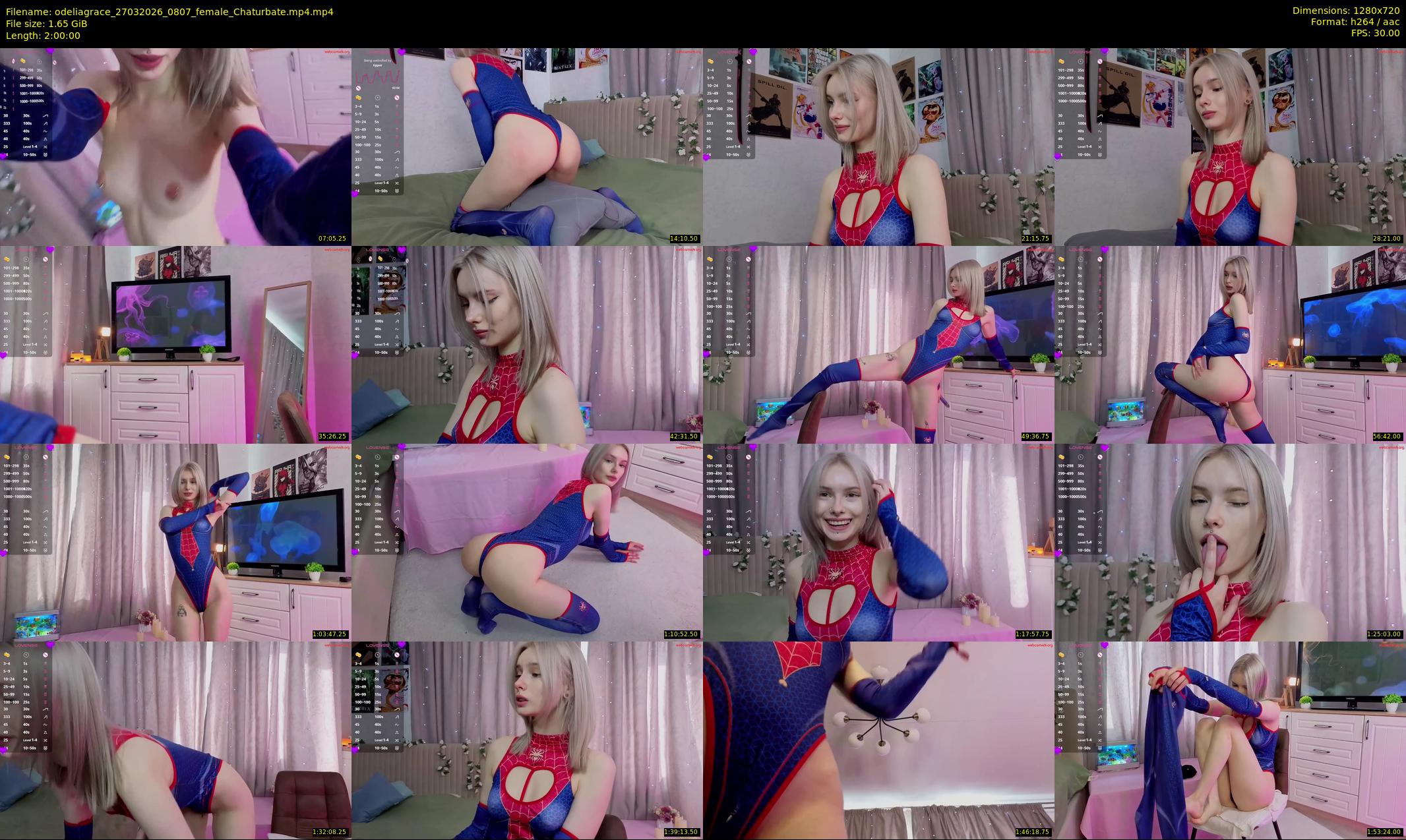 odeliagrace — 120 minute Chaturbate female cam show recording, 720p, Mar 27, 2026