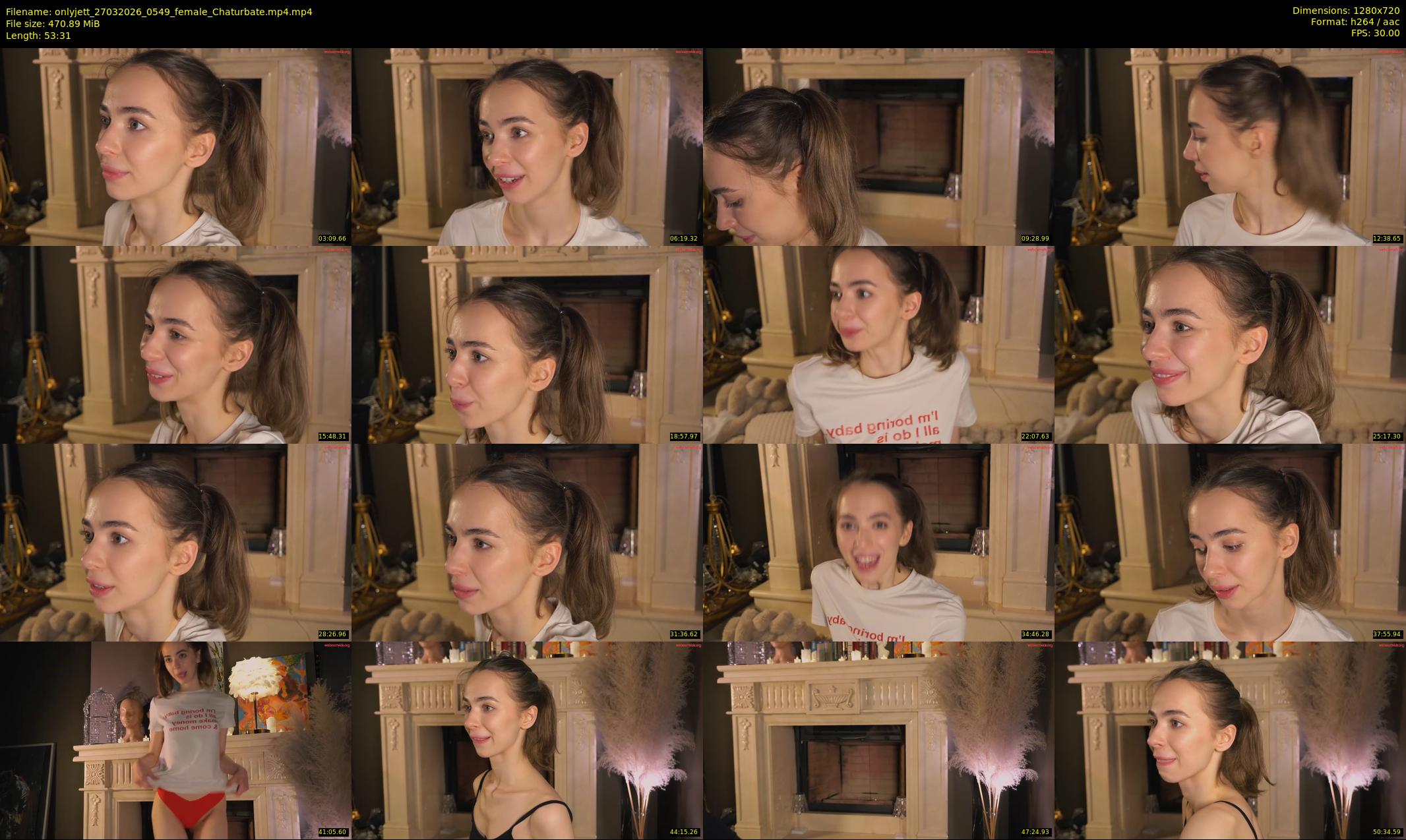 onlyjett — 54 minute Chaturbate female cam show recording, 720p, Mar 27, 2026