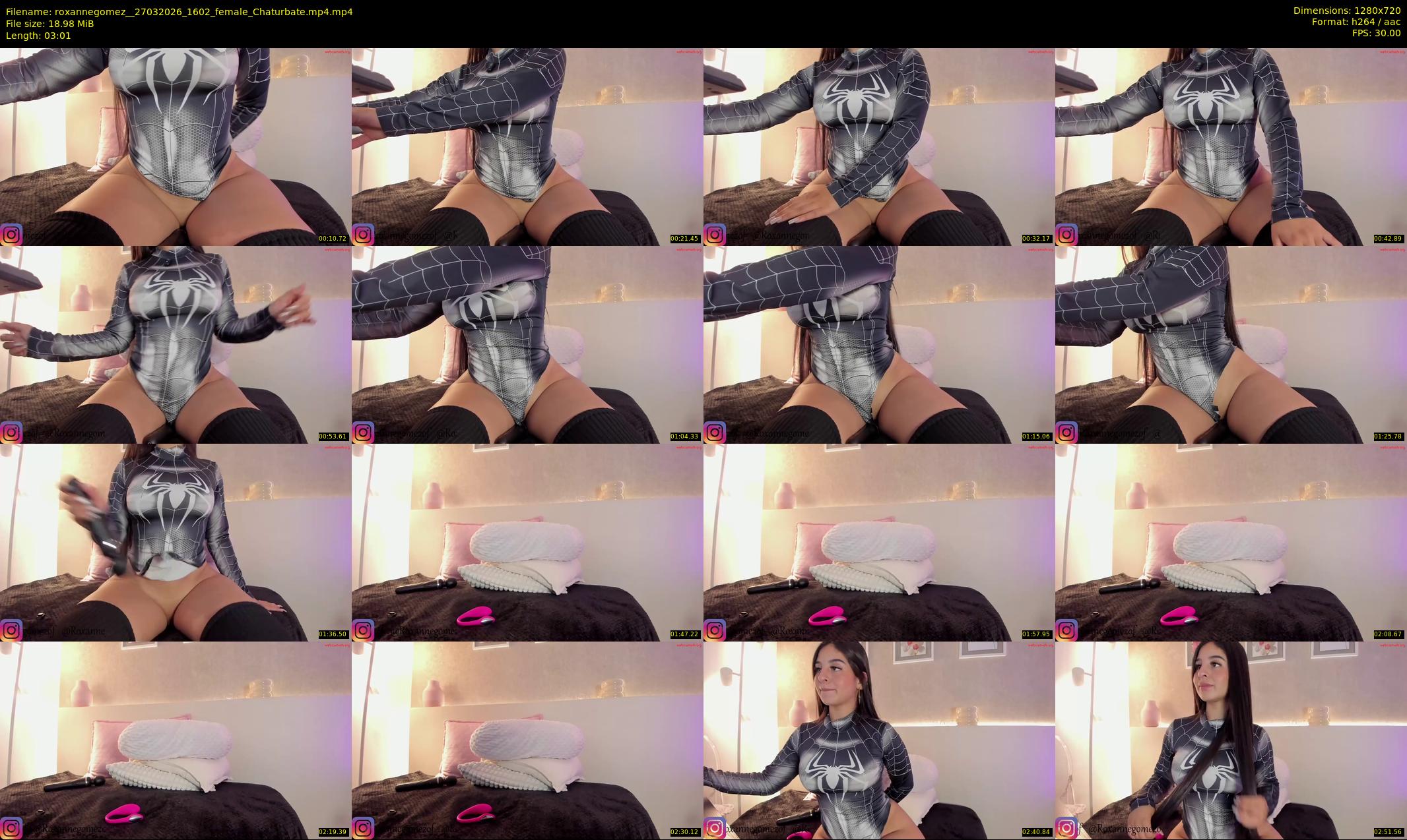 roxannegomez_ — 4 minute Chaturbate female cam show recording, 720p, Mar 27, 2026