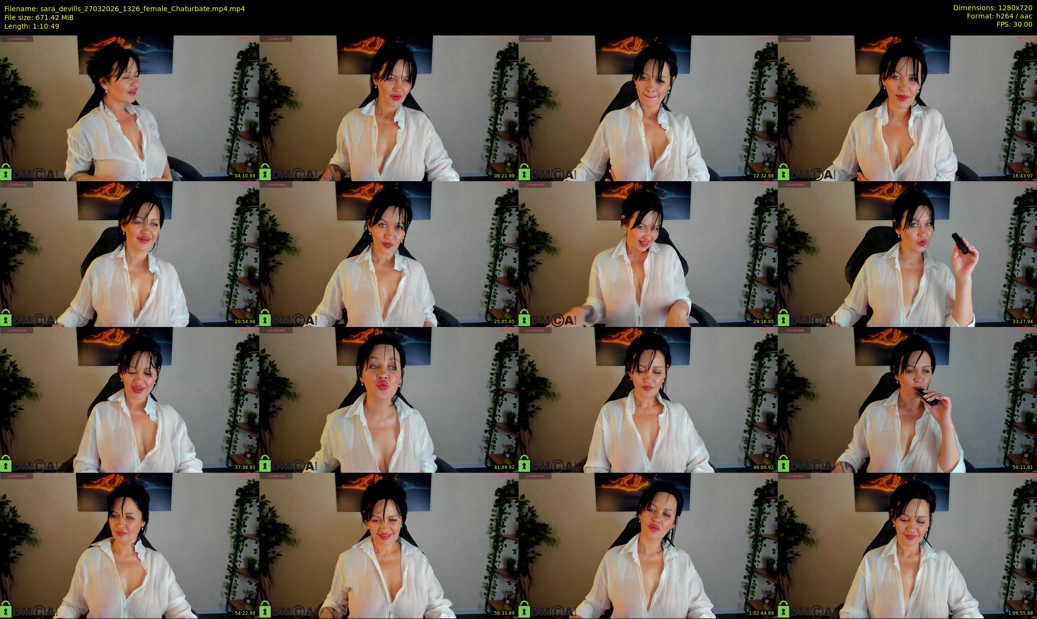 sara_devills — 71 minute Chaturbate female cam show recording, 720p, Mar 27, 2026