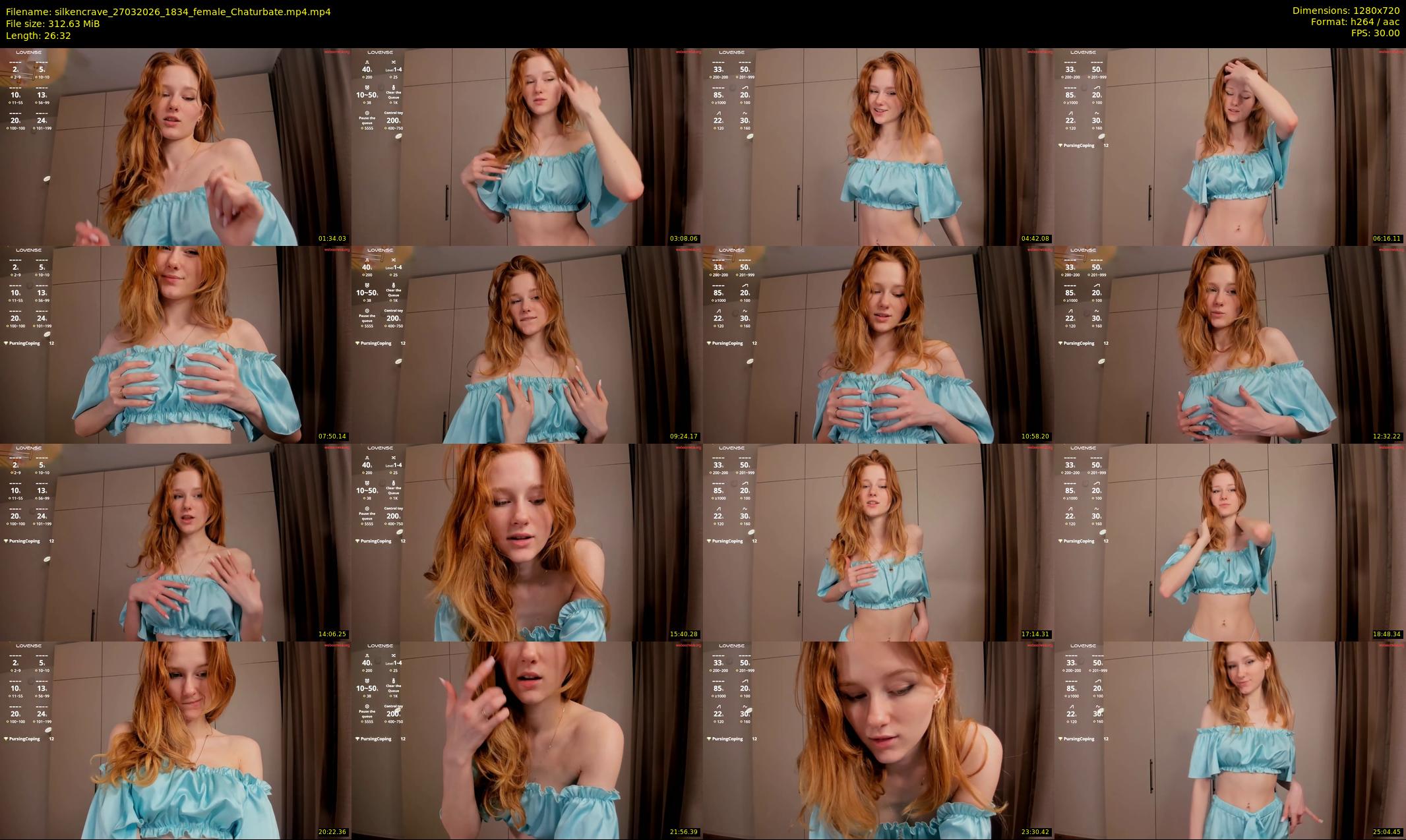 silkencrave — 27 minute Chaturbate female cam show recording, 720p, Mar 27, 2026