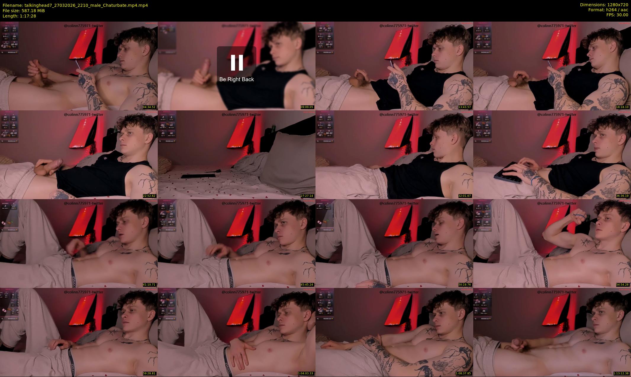 talkinghead7 — 78 minute Chaturbate male cam show recording, 720p, Mar 27, 2026