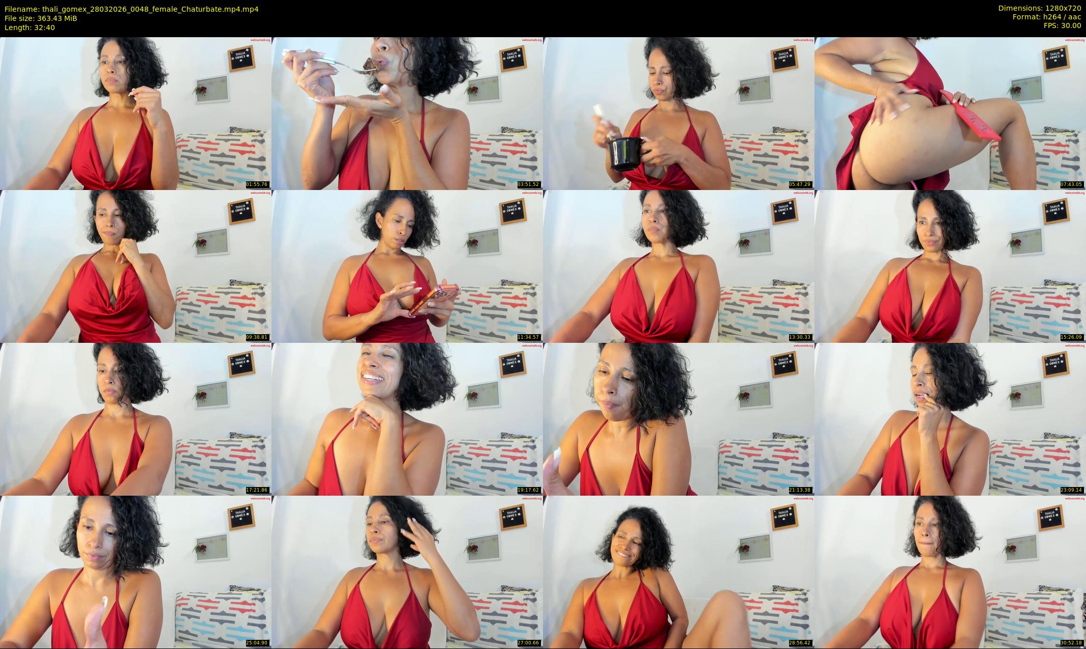thali_gomex — 33 minute Chaturbate female cam show recording, 720p, Mar 28, 2026