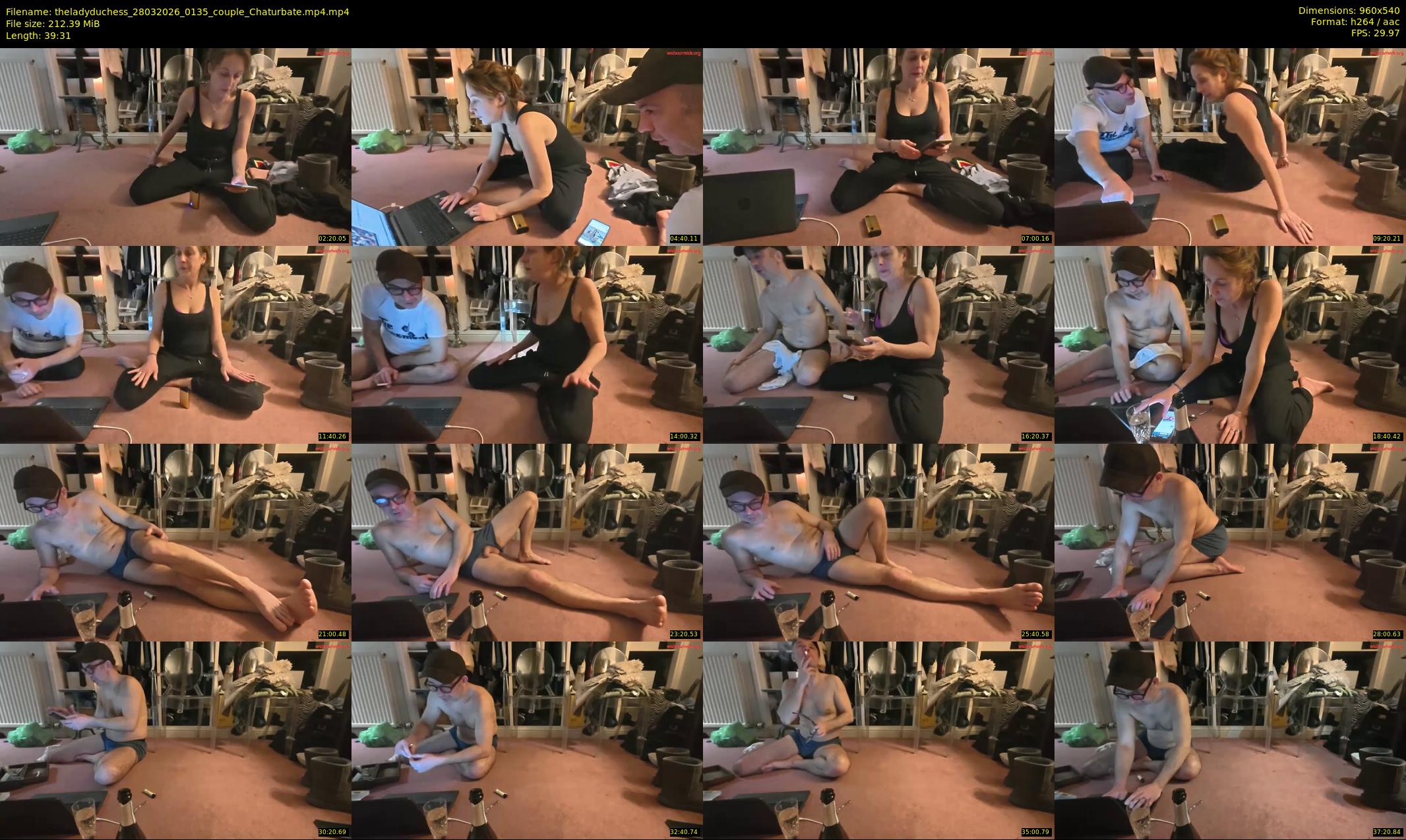 theladyduchess — 40 minute Chaturbate couple cam show recording, 480p, Mar 28, 2026