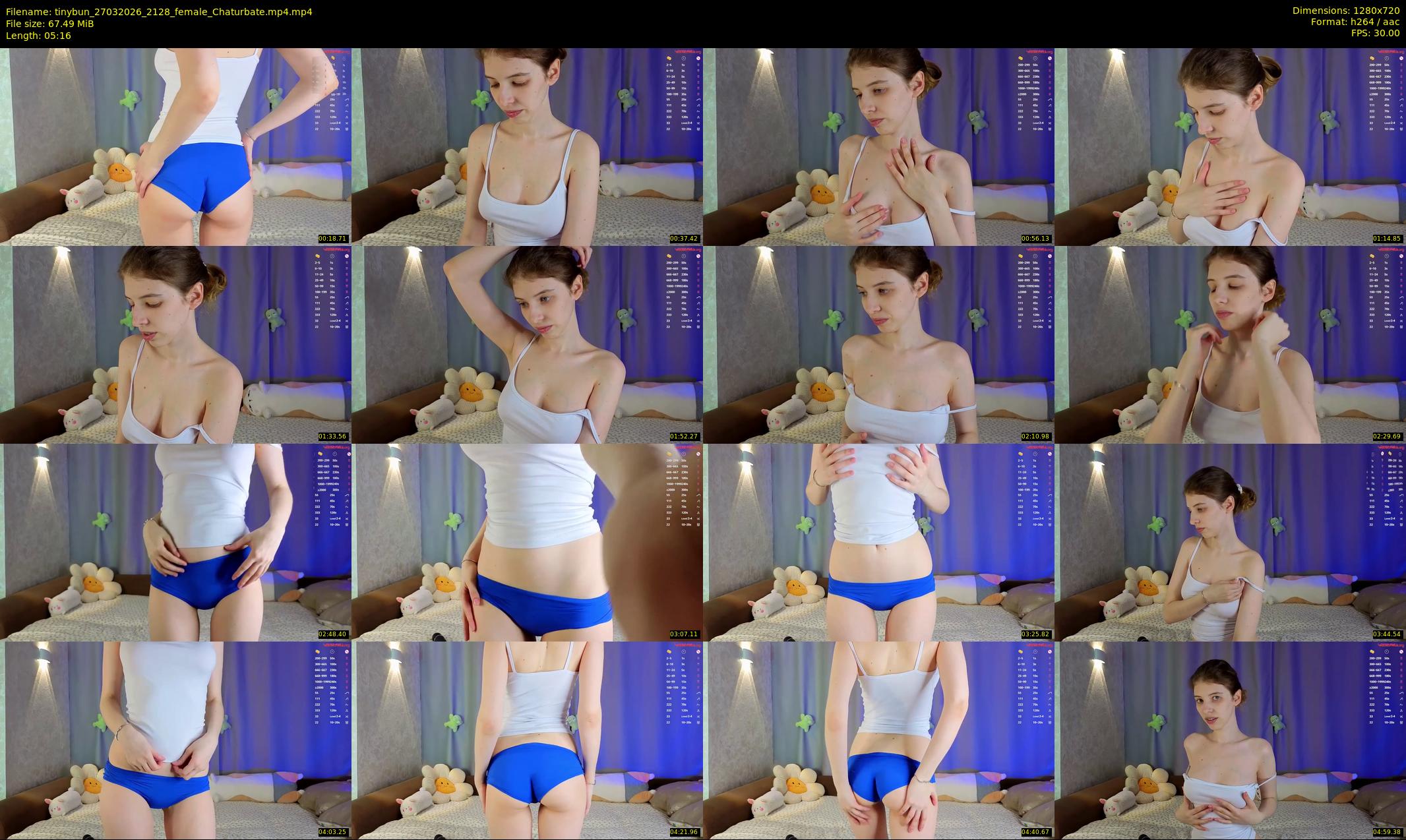 tinybun — 6 minute Chaturbate female cam show recording, 720p, Mar 27, 2026